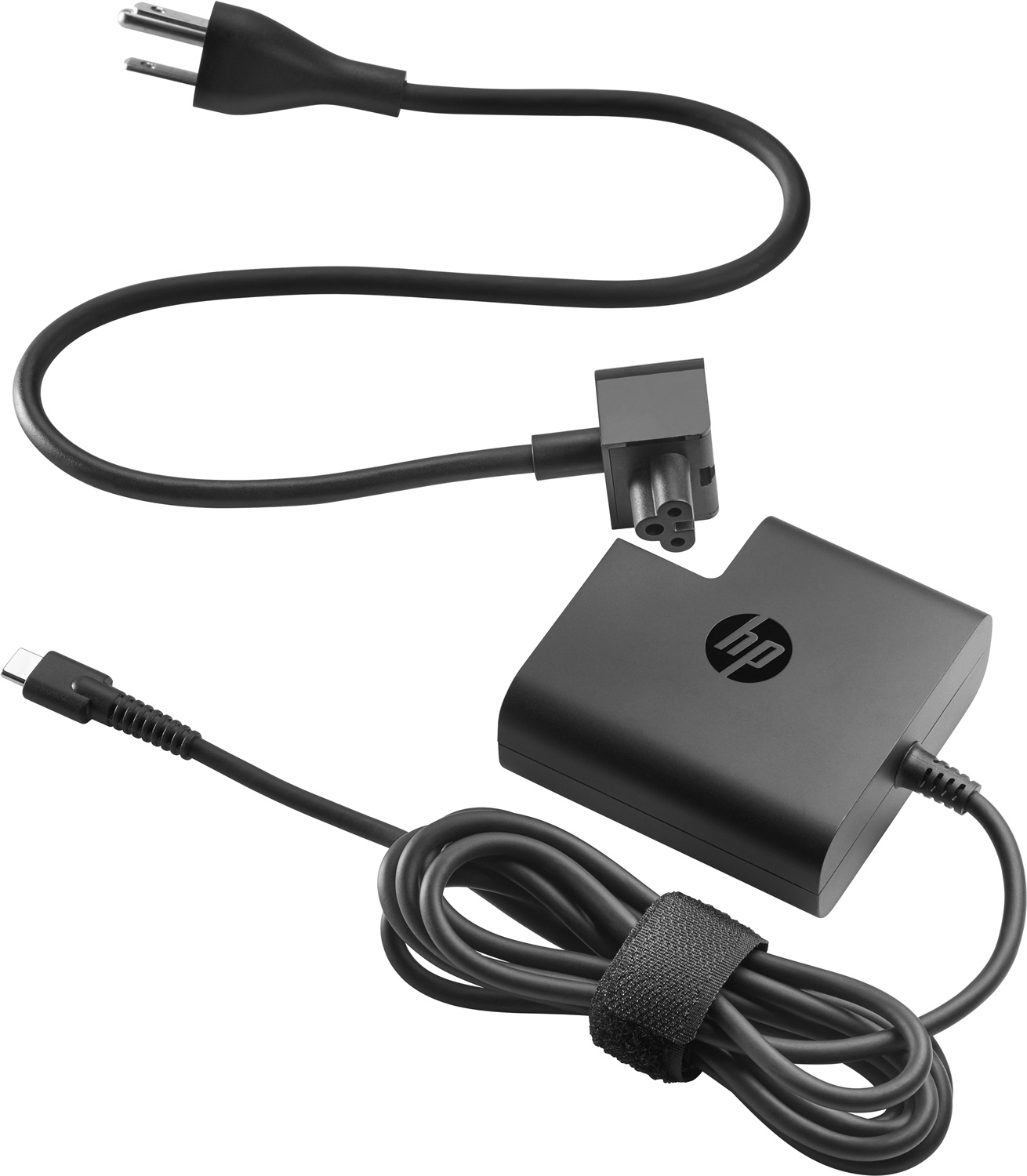 HP Adattatore di Alimentazione USB-C 65W - Compatibile con Notebook HP Pro, Elite ed EliteBook, Nero
