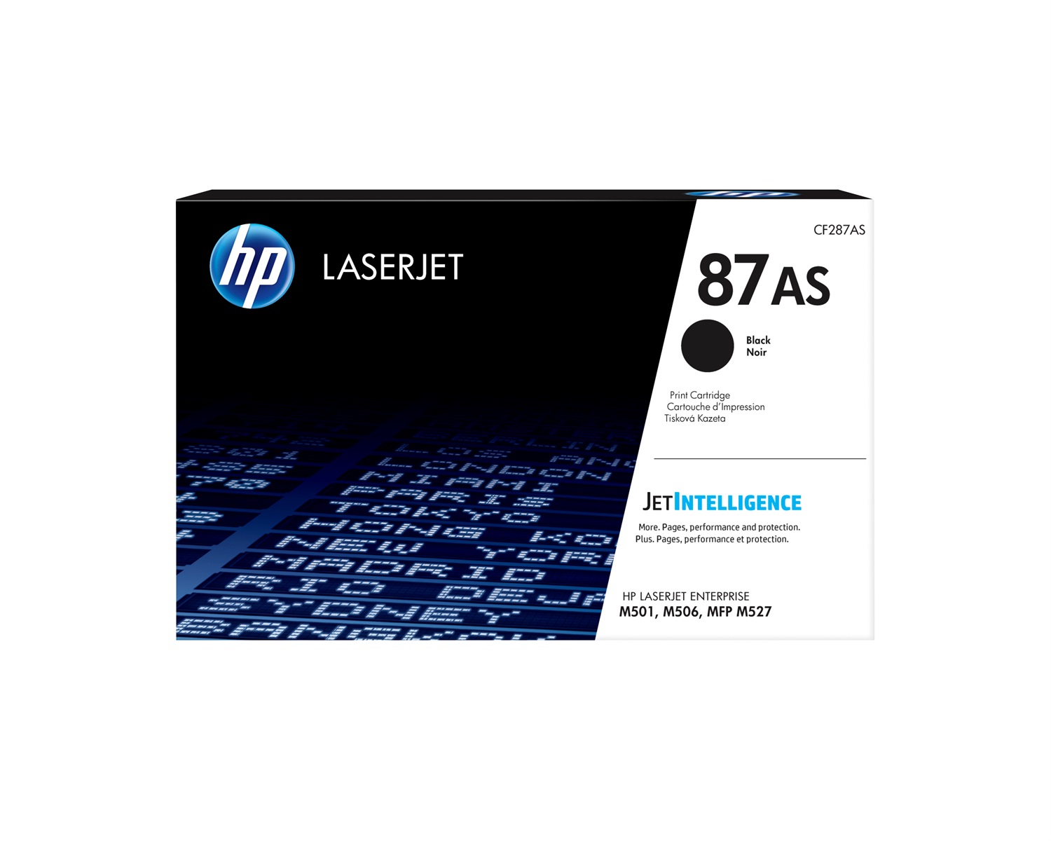 HP Cartuccia Toner Nero Originale LaserJet 87AS CF287AS - Resa 6000 Pagine, Compatibile con HP LaserJet Enterprise e MFP