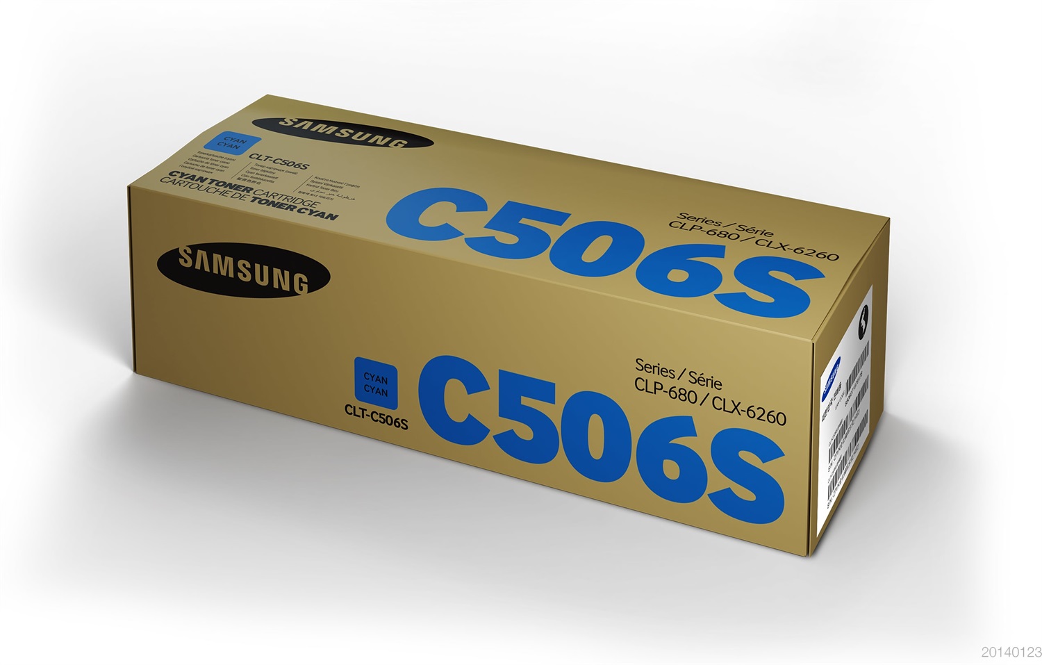 Samsung Cartuccia Toner Ciano Originale CLT-C506S - 1.5k Pagine, Compatibile con CLP 680 ND e CLX 6260 FD