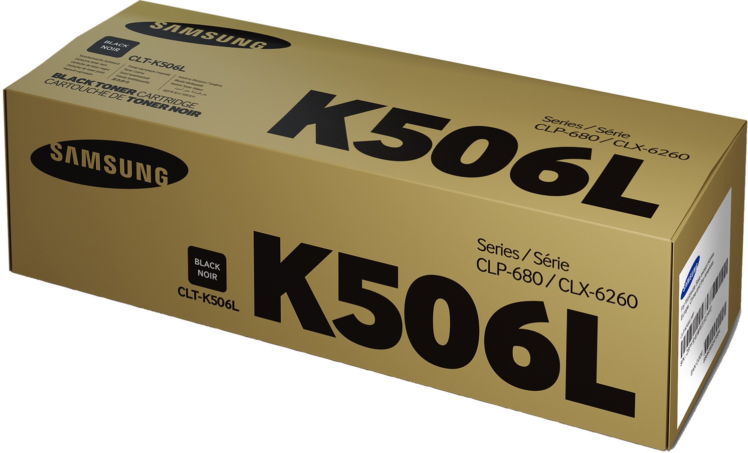 Samsung Cartuccia toner nero originale CLT-K506L ad alta capacità - 6000 pagine - Compatibile con CLP-680DW, CLP-680ND, CLX-6260FR, CLX-6260FW, CLX-6260ND