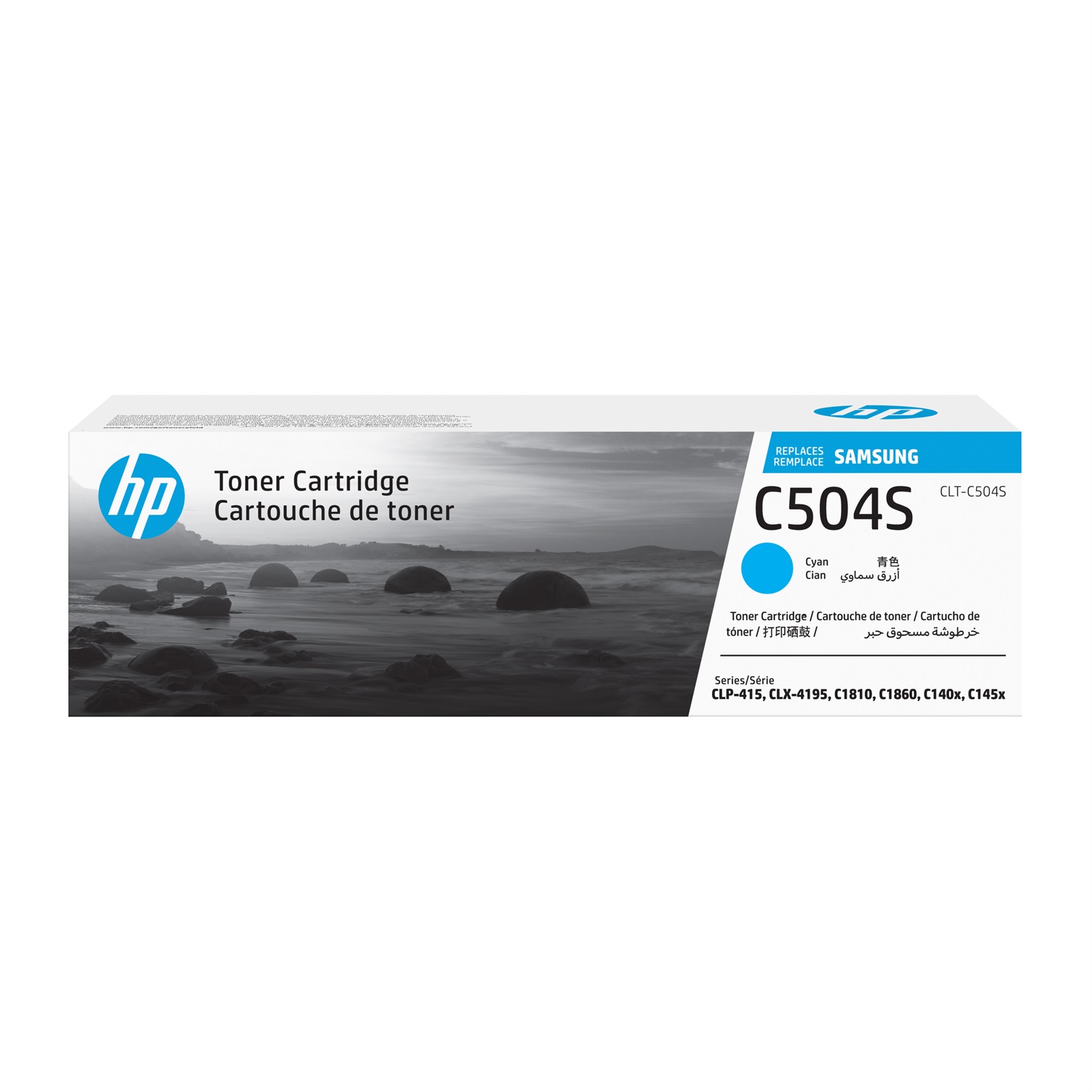 Samsung Cartuccia toner originale Ciano CLT-C504S - 1800 pagine - Compatibile con CLP-415, CLX-4195