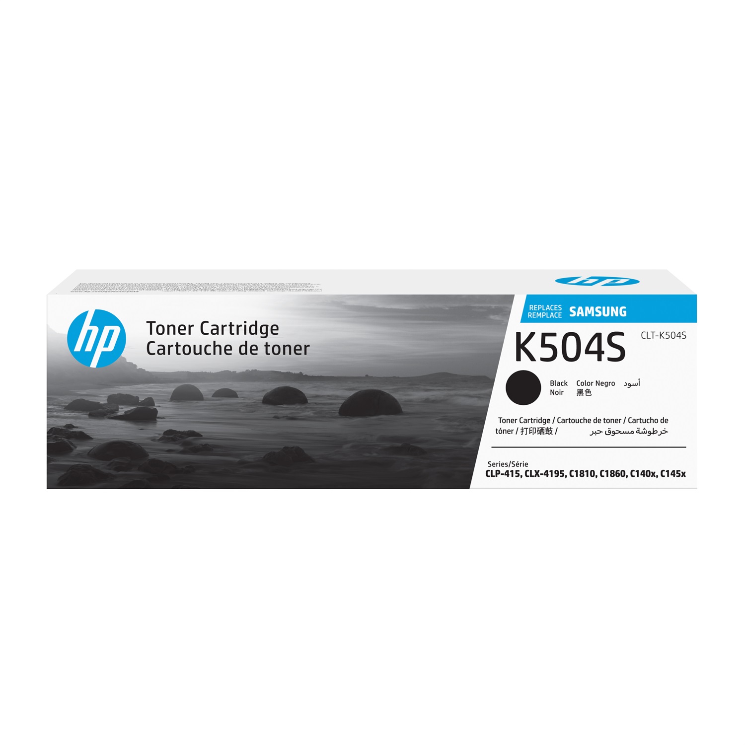 Samsung Cartuccia Toner Nero Originale CLT-K504S - 2500 Pagine, Compatibile con CLP-415N, CLP-415NW, CLX-4190, CLX-4195FN, CLX-4195FW, SL-C1810W, SL-C1860FW