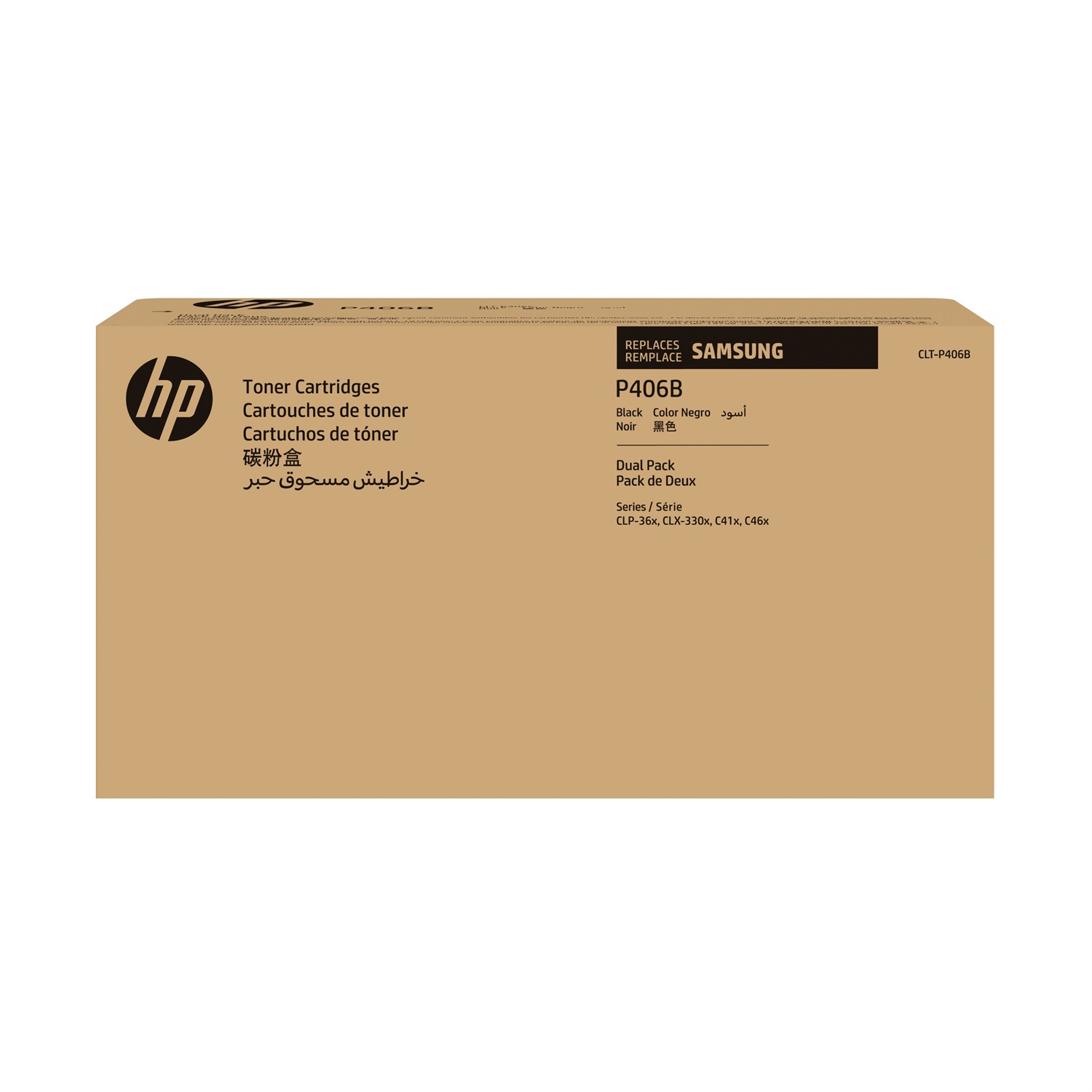 Samsung CLT-P406B Cartucce Toner Originali Nero - Confezione da 2, Durata 1500 Pagine, Compatibile con CLP-360, CLP-365, CLX-3300 e Altri Modelli