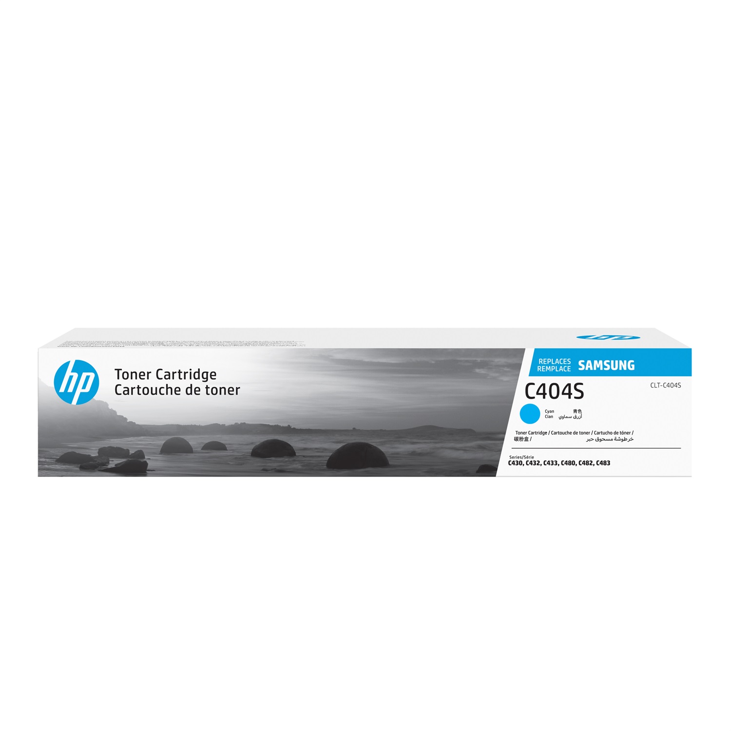 Samsung Cartuccia Toner Ciano CLT-C404S (ST966A) - 1000 Pagine, Compatibile con Xpress SL-C430, SL-C430W, SL-C480, SL-C480FW
