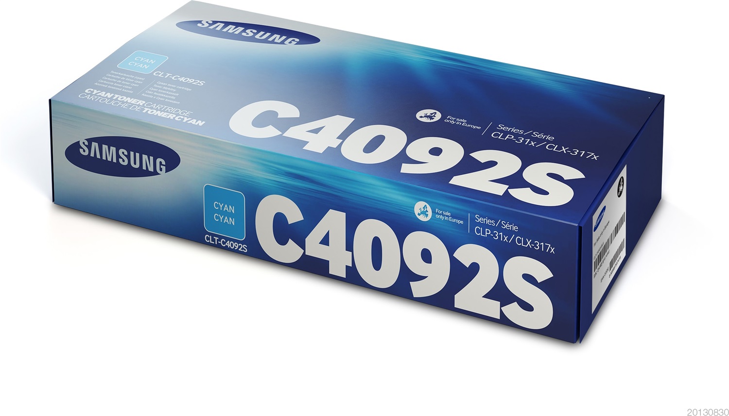 Samsung Cartuccia Toner Ciano CLT-C4092S - Resa 1.000 Pagine, Compatibile con CLP-310, CLP-315, CLX-3170