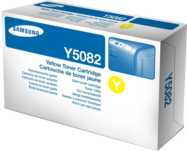 Samsung CLT-Y5082S Cartuccia Toner Giallo da 2.000 pagine per stampanti CLP-620ND, CLP-670N, CLX-6220FX