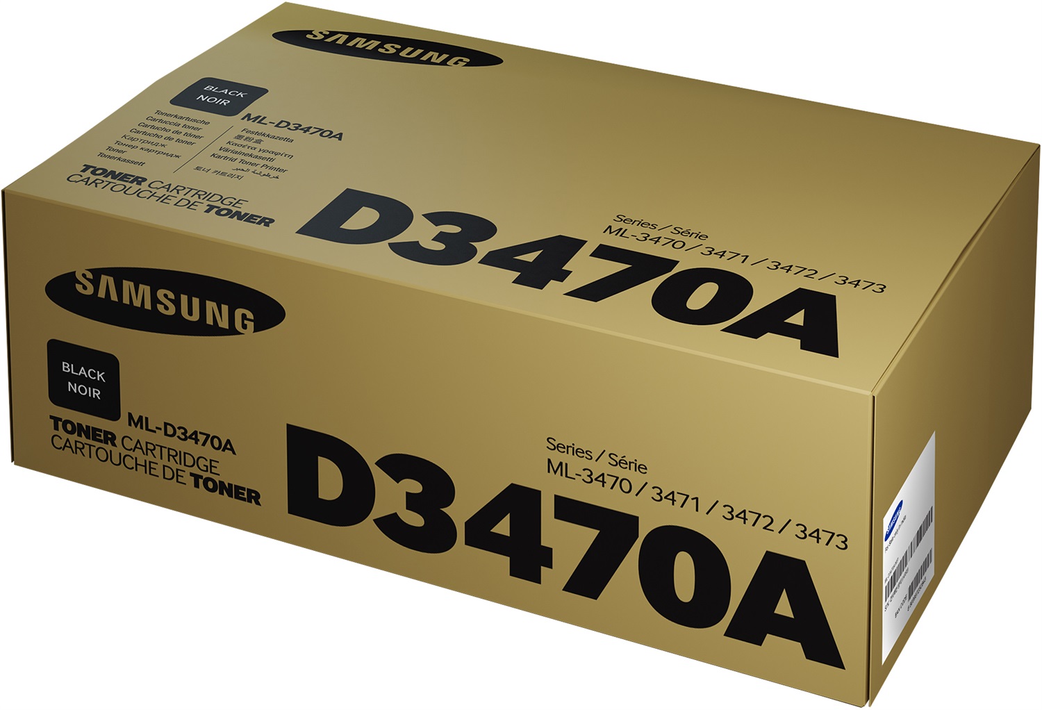 Samsung ML-D3470A Cartuccia Toner Nero - Resa 4000 Pagine, Compatibile con ML-3470D/3471ND
