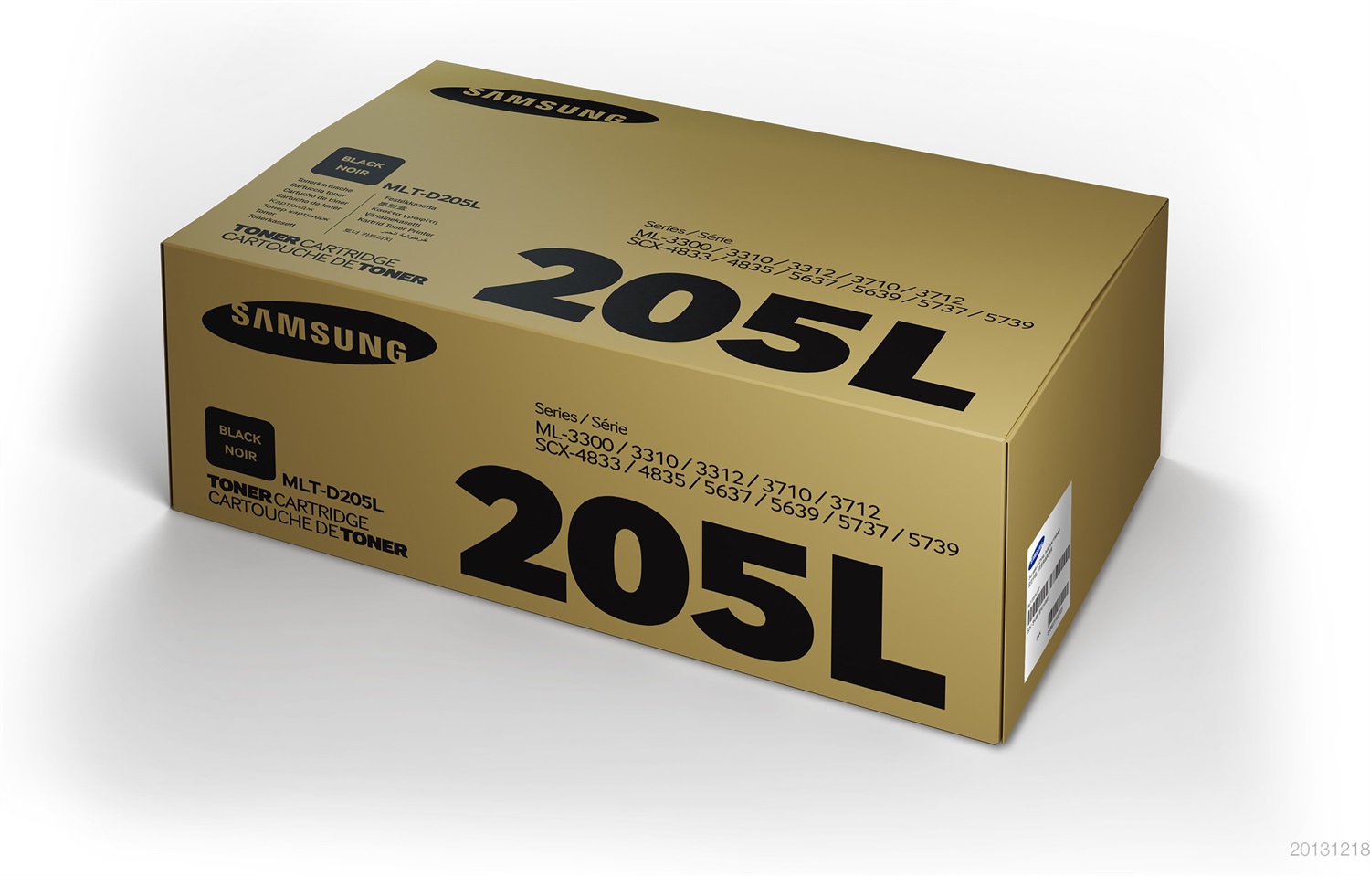 Samsung Cartuccia toner nero originale ad alta capacità MLT-D205L - 5000 pagine - Compatibile con ML-3310, ML-3710, SCX-4833