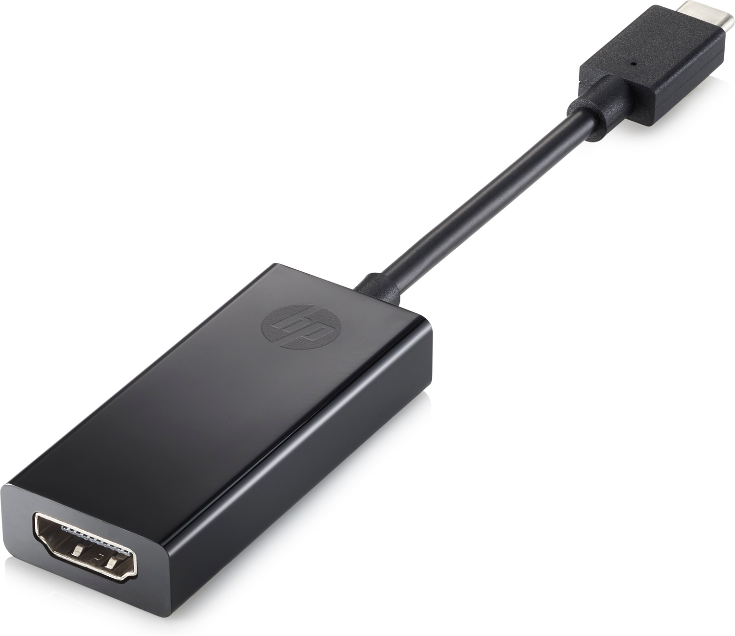 HP 2PC54AA Adattatore USB-C a HDMI 2.0 - Nero, 25 mm x 11 mm x 150 mm, Alta Definizione