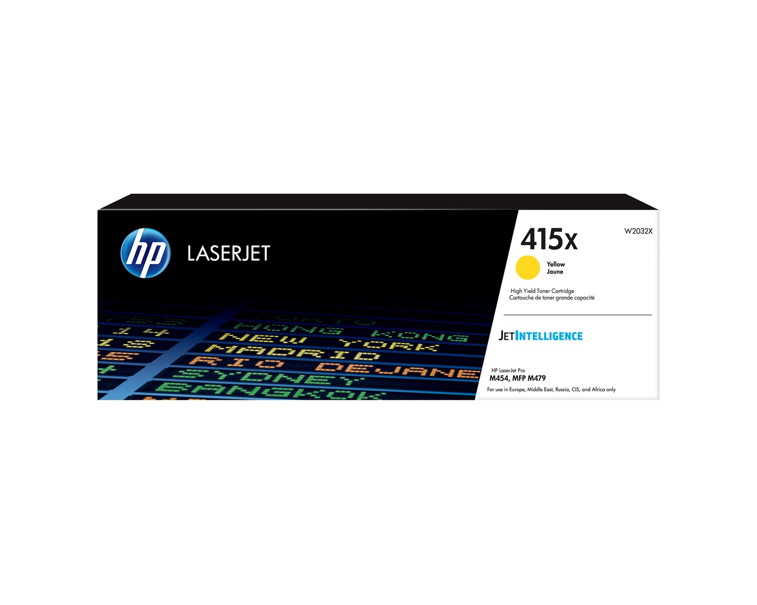 HP Cartuccia toner giallo originale 415X W2032X - 6000 pagine - Compatibile con Color LaserJet Pro M454 e MFP M479