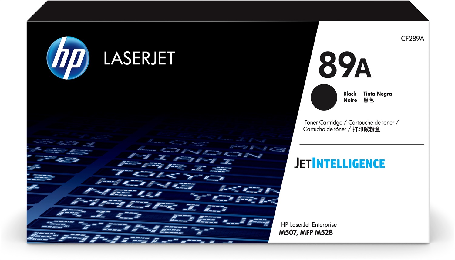 HP Toner Nero Originale CF289A 89A - 5000 Pagine per LaserJet Enterprise M507 e MFP M528