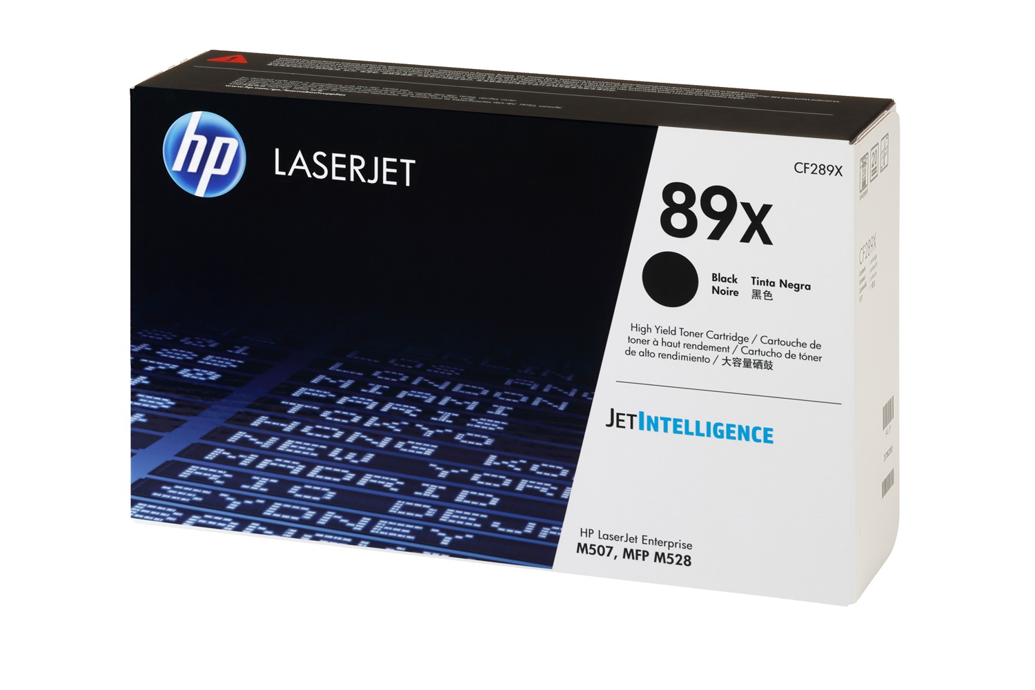 HP Toner Nero Originale CF289X 89X - Alta Capacità, Fino a 10.000 Pagine, Compatibile con LaserJet Enterprise M507 e MFP M528