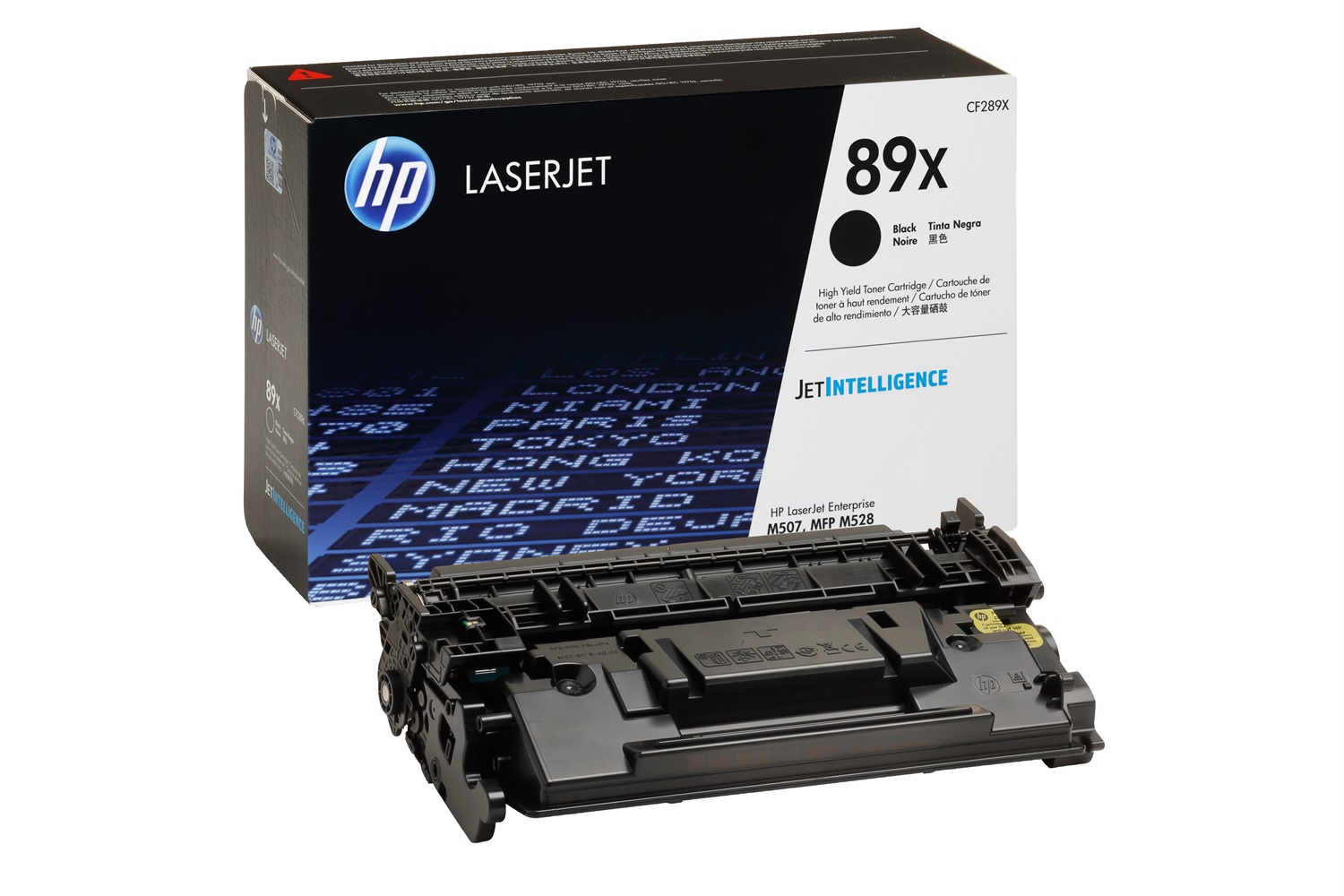 HP Toner Nero Originale CF289X 89X - Alta Capacità, Fino a 10.000 Pagine, Compatibile con LaserJet Enterprise M507 e MFP M528