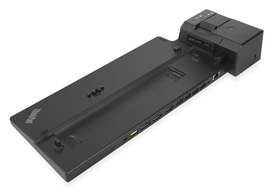 Lenovo 40AH0135EU Docking Station per Laptop - Replicatore di Porte, Ethernet 10/100/1000 Mbit/s, Colore Nero, Slot Blocco Cavo Kensington
