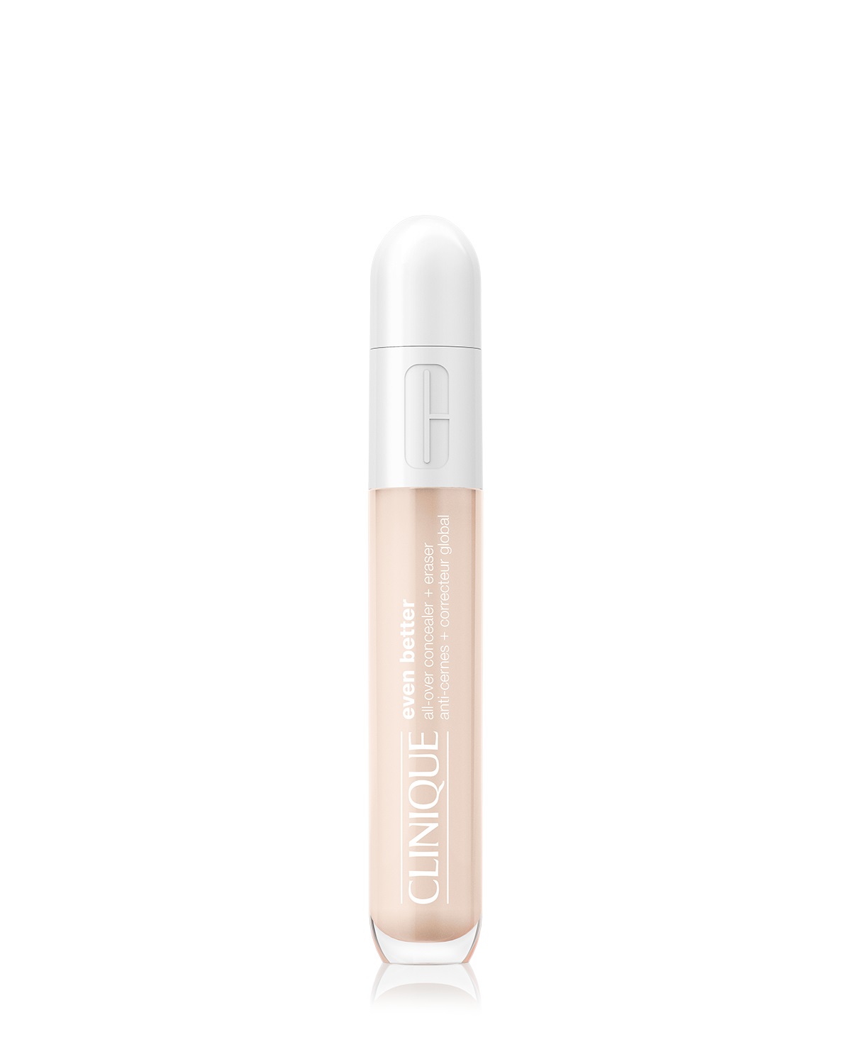 Clinique Even Better All-Over Concealer Eraser 6 ml WN 01 Flax - Correttore Multiuso Leggero con Copertura Totale e Applicatore Doppio