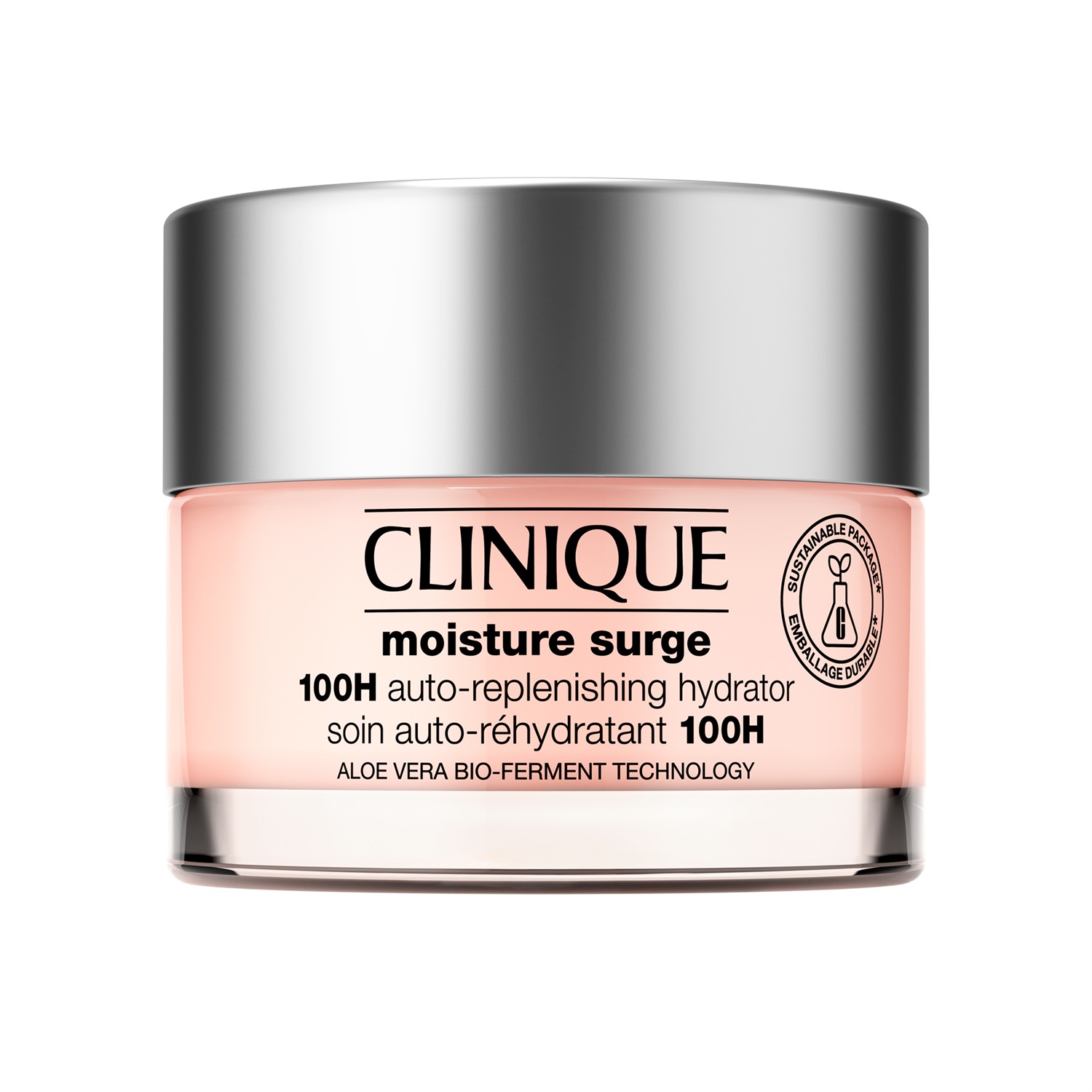 Clinique Moisture Surge 100H Auto-Replenishing Hydrator 50ml - Crema-gel Idratante Priva di Oli con Aloe e Acido Ialuronico, Idratazione Fino a 100 Ore