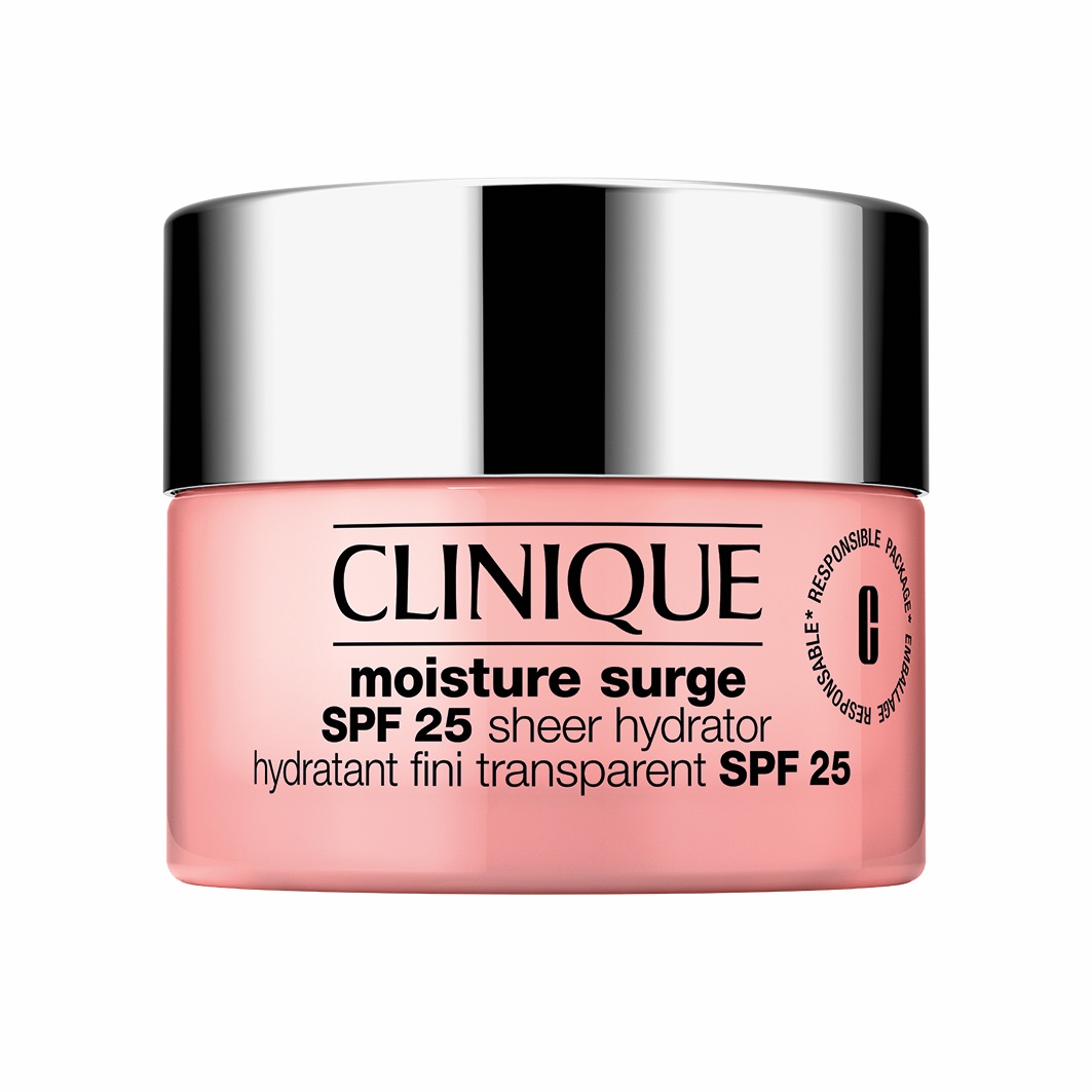 Clinique Moisture Surge™ SPF 25 Sheer Hydrator - Crema idratante leggera con protezione solare SPF 25, 50 ml