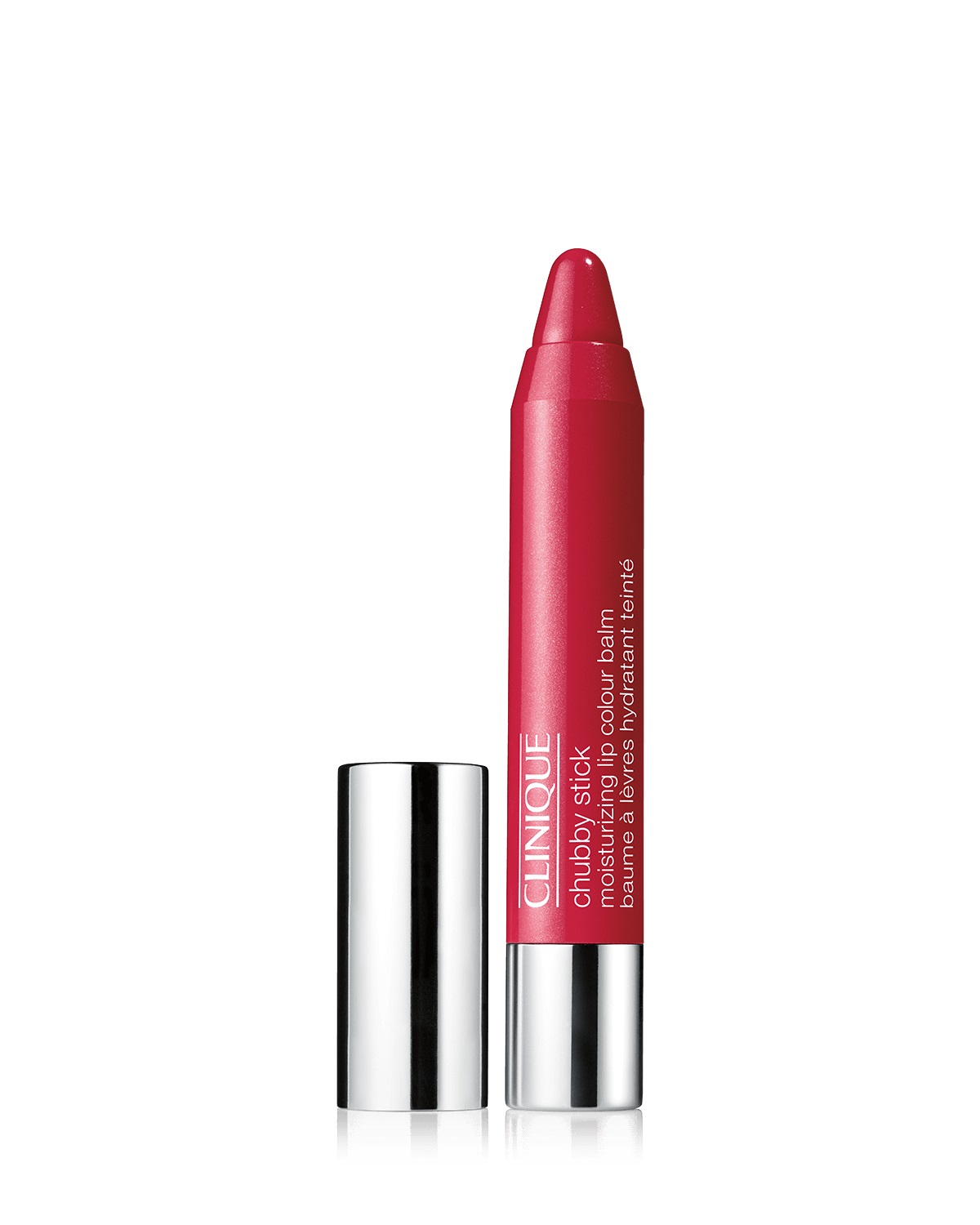 Clinique Chubby Stick Moisturizing Lip Colour Balm - 27 Mightiest Maraschino, Balsamo Idratante Colorato per Labbra, 3 g