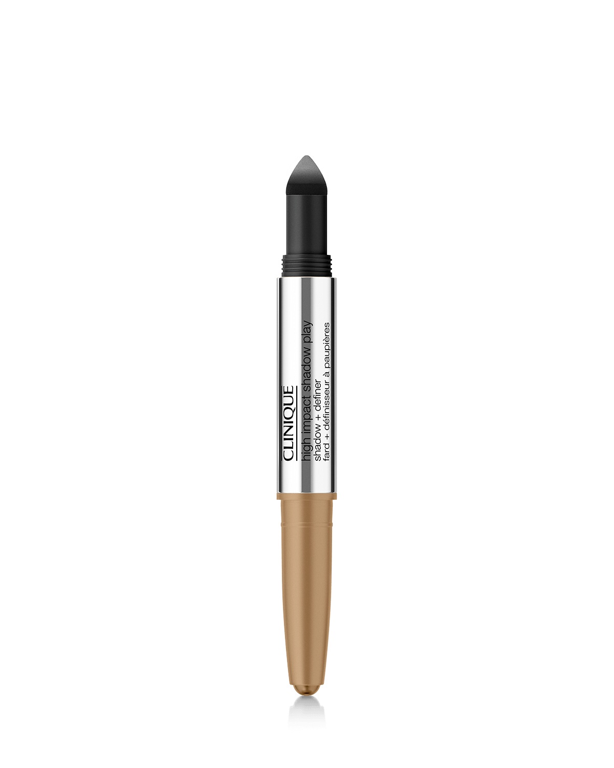 Clinique High Impact Shadow Play™ Shadow Definer 4 ml Ombretto in Stick e Polvere Champagne Caviar - Due Shade Versatili per Look Completi