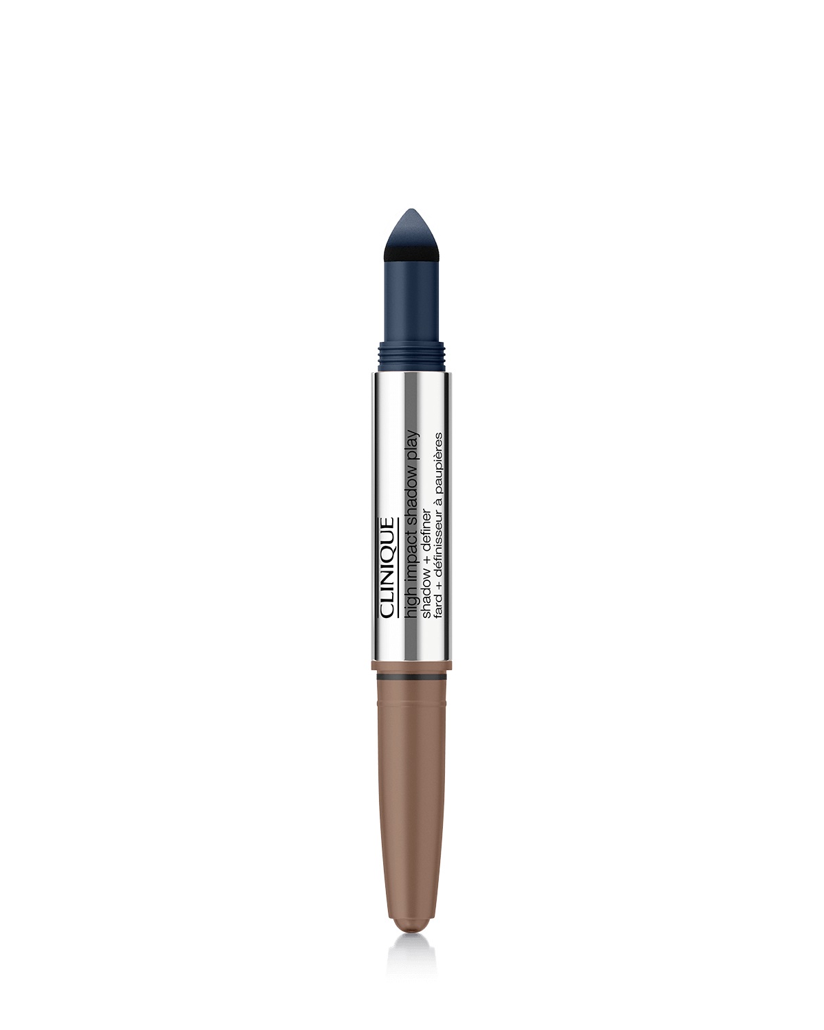 Clinique High Impact Shadow Play Ombretto 4 ml - Ombretto in Stick e Polvere, Due Shade Versatili Day Night