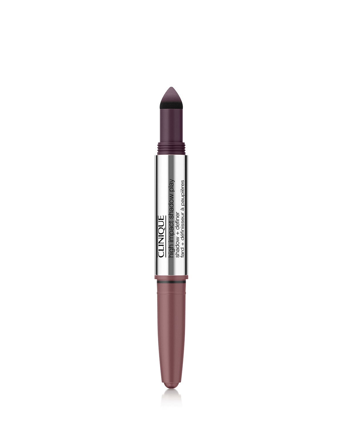 Clinique High Impact Shadow Play Ombretto 4 ml Royal Couple - Ombretto in Stick e Polvere con Applicatore in Spugna