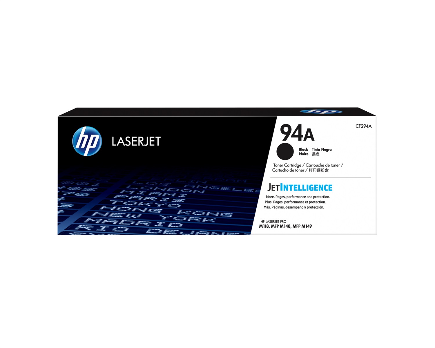 HP Cartuccia toner originale 94A CF294A Nero - Resa 1200 pagine, compatibile con LaserJet Pro M118dw, MFP M148dw, MFP M148fdw