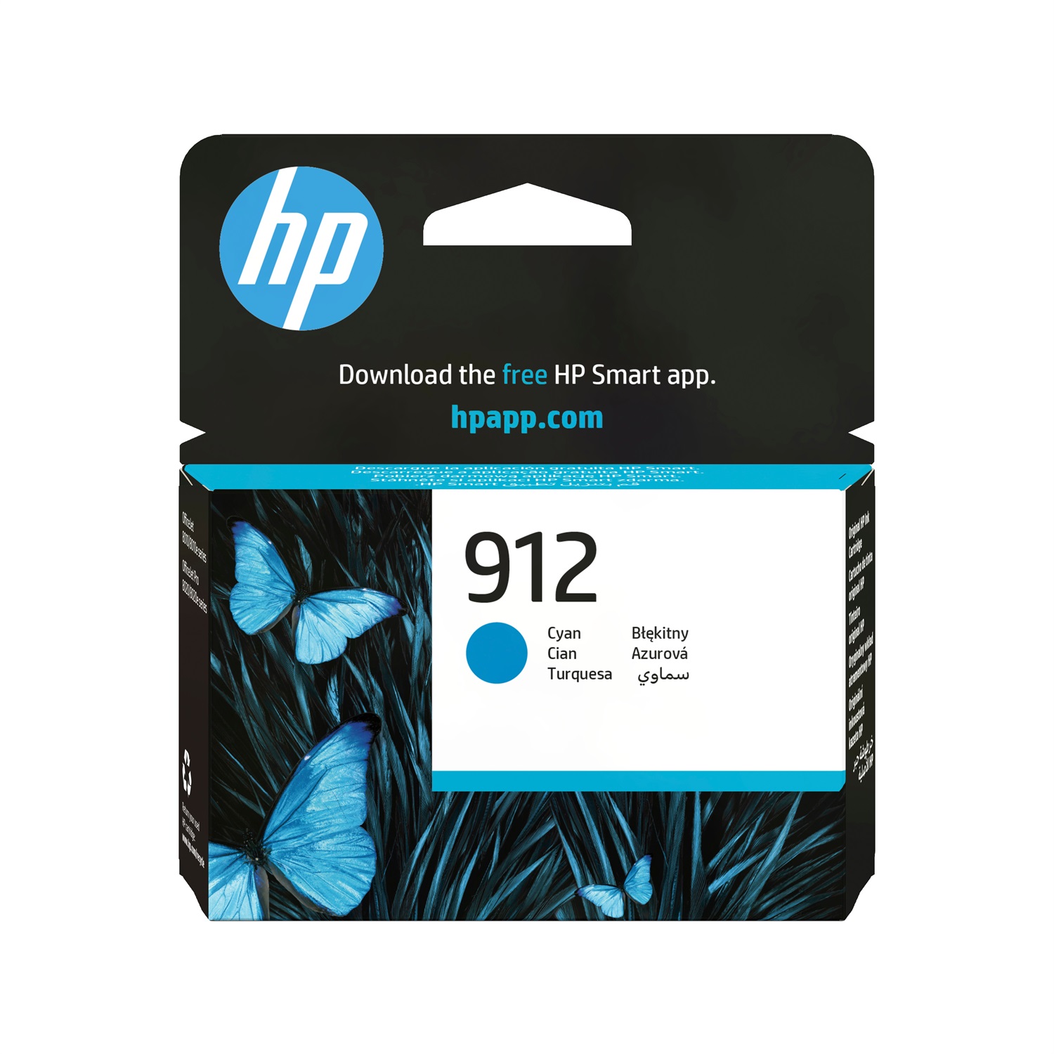 HP Cartuccia di inchiostro ciano originale 912 - 3YL77AE - 2,93 ml - 315 pagine - Inchiostro a base di pigmento
