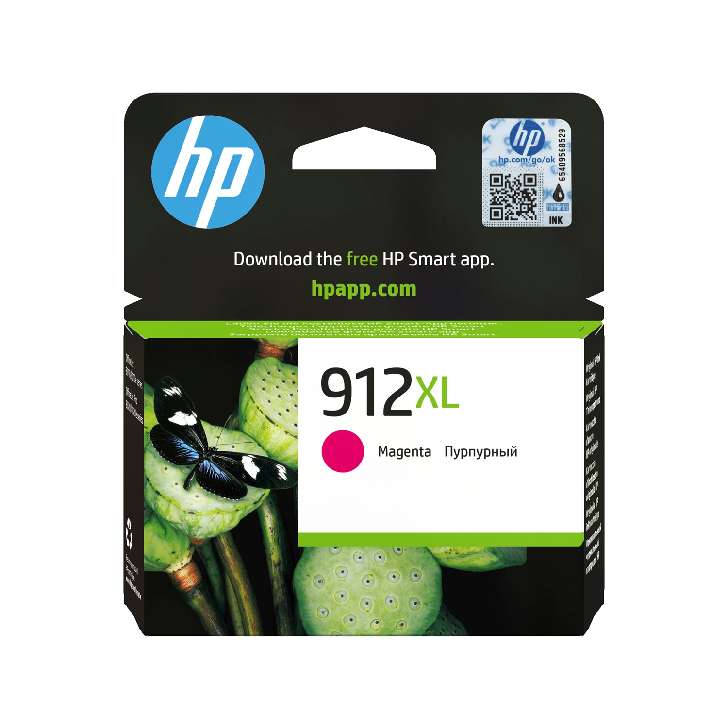 HP Cartuccia di inchiostro magenta originale 912XL ad alta capacità - 10,4 ml, Resa elevata (825 pagine), Inchiostro a base di pigmento