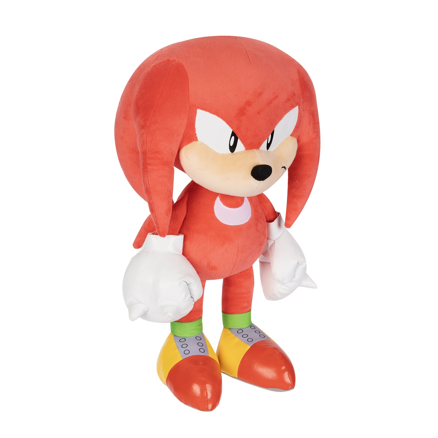 Jakks Pacific Sonic The Hedgehog Jumbo Peluche 45,7 cm con chiusure a gancio per connettere i personaggi