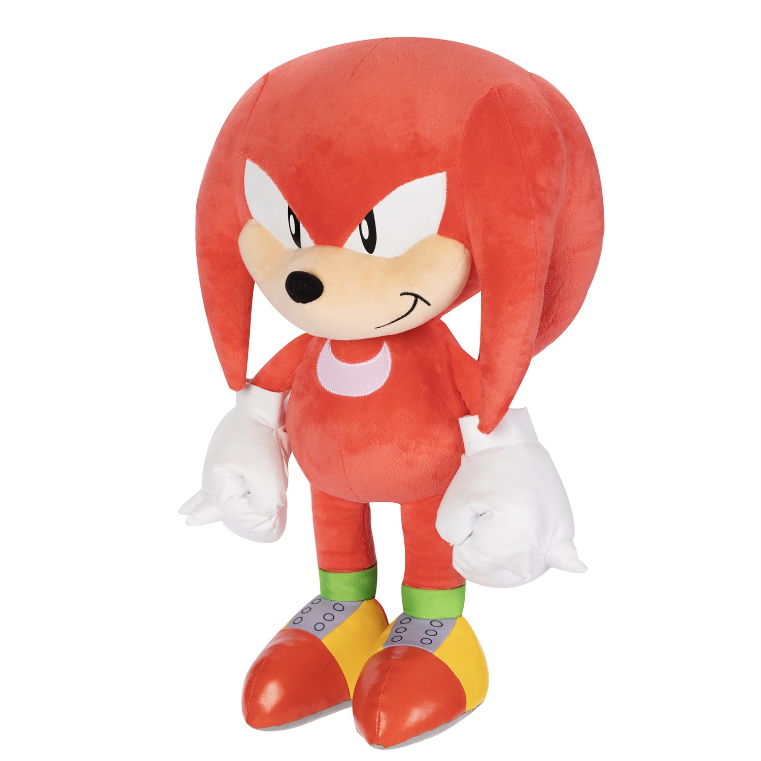 Jakks Pacific Sonic The Hedgehog Jumbo Peluche 45,7 cm con chiusure a gancio per connettere i personaggi