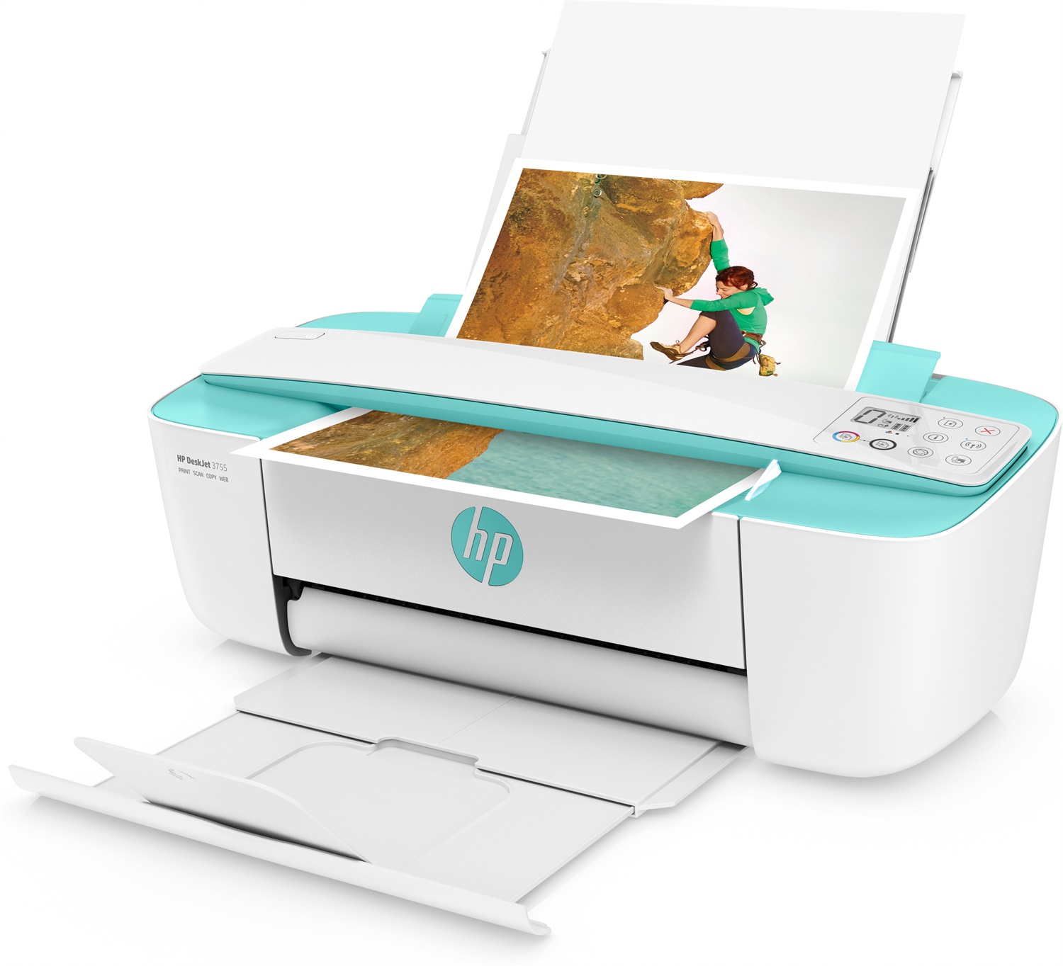 HP DeskJet 3750 Stampante Multifunzione Inkjet a Colori - Stampa, Copia, Scansione A4, WiFi, 15 ppm a Colori