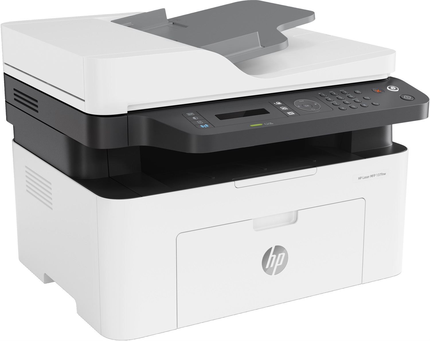 HP Laser MFP 137fnw - Stampante multifunzione LED, Stampa mono, 21 ppm, 1200 x 1200 DPI, Wi-Fi, A4