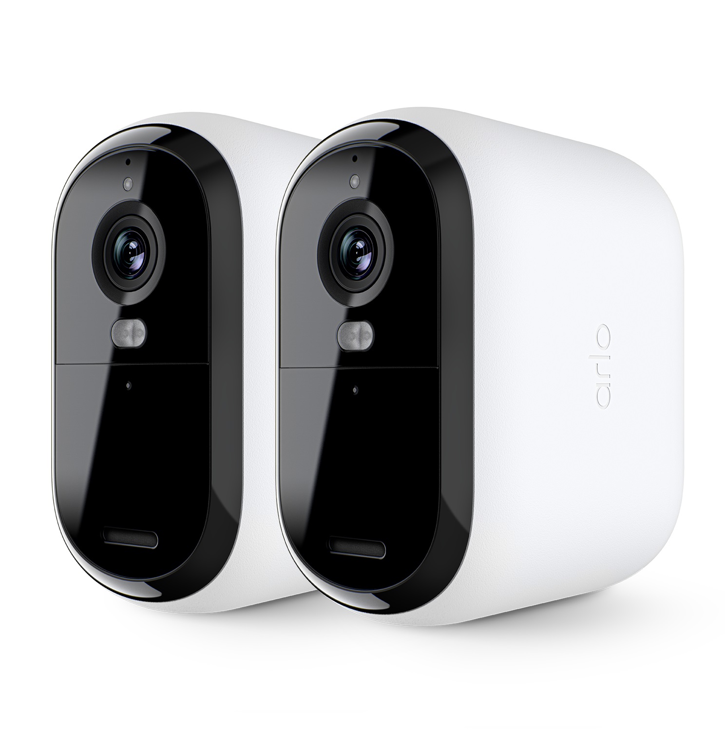 Arlo Essential 2 XL Telecamera di Sicurezza WiFi Esterno 2K - Pacco da 2 con Visione Notturna a Colori, Sensore di Movimento e Sirena di Allarme