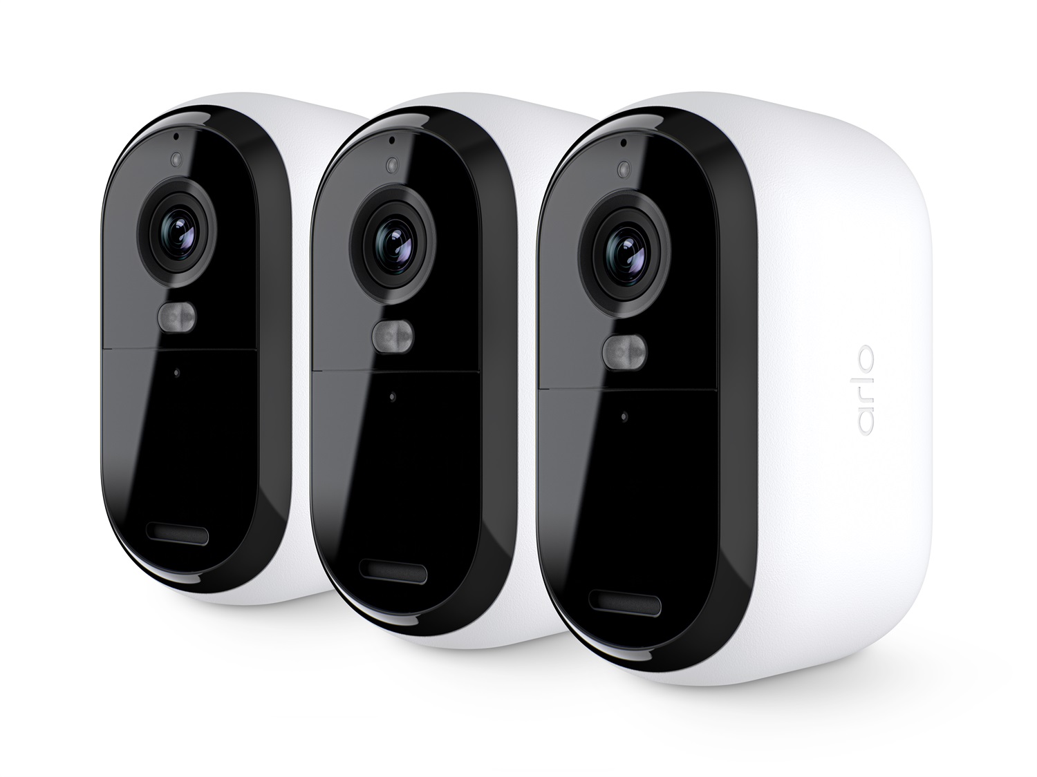 Arlo Essential 3 HD - Videocamera WiFi Esterna con Batteria da 6 Mesi, Visione Notturna a Colori, Luce, Sirena e Audio Bidirezionale