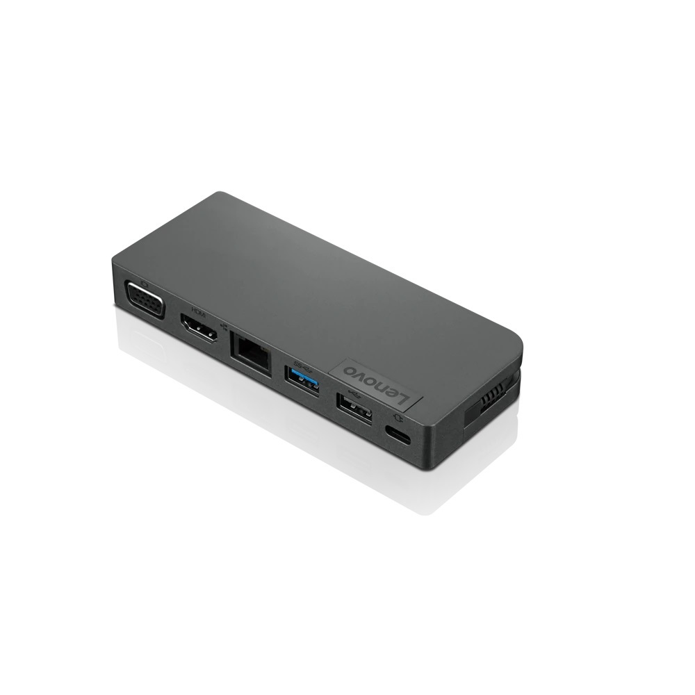 Lenovo 4X90S92381 Docking Station USB-C Cablata con 4K Ultra HD, Grigio
