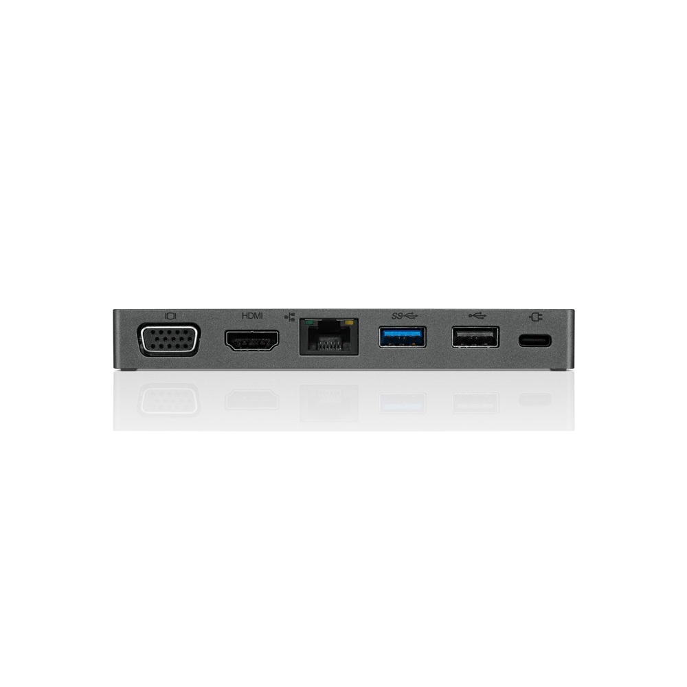 Lenovo 4X90S92381 Docking Station USB-C Cablata con 4K Ultra HD, Grigio