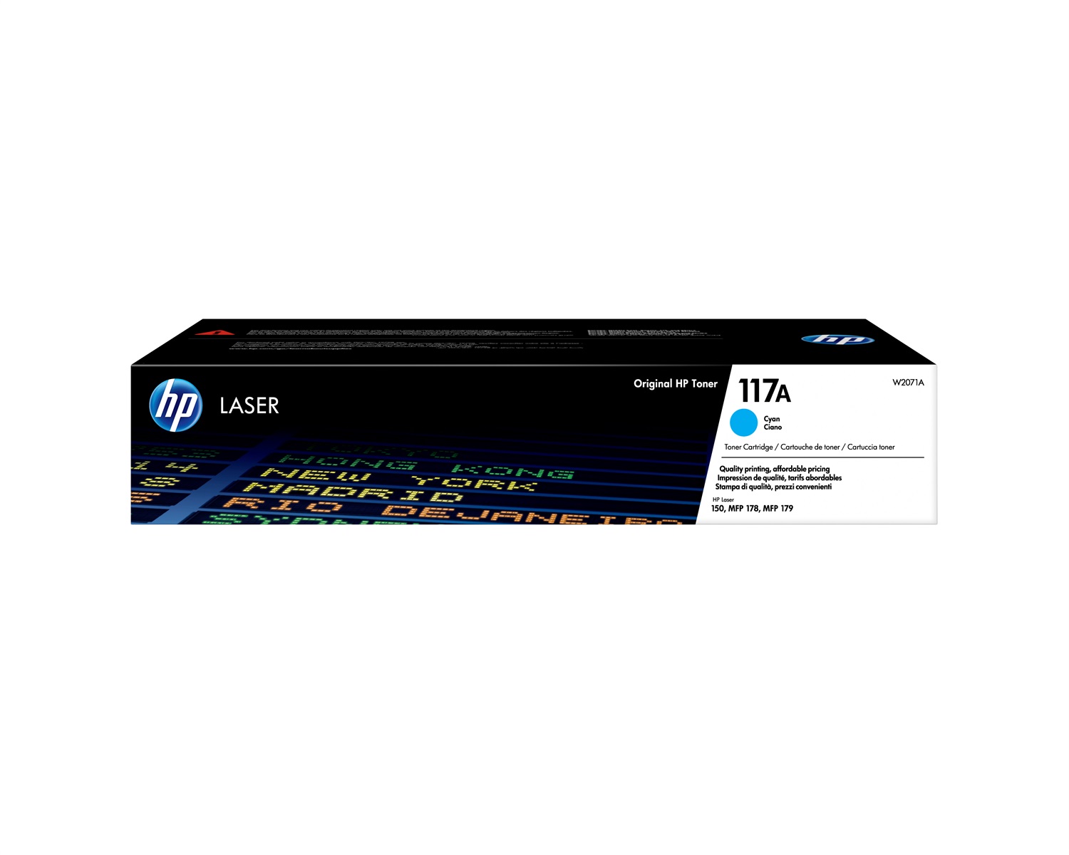 HP Cartuccia Toner Ciano Originale 117A W2071A - 700 Pagine, Compatibile con HP Color Laser 150 e MFP 178/179