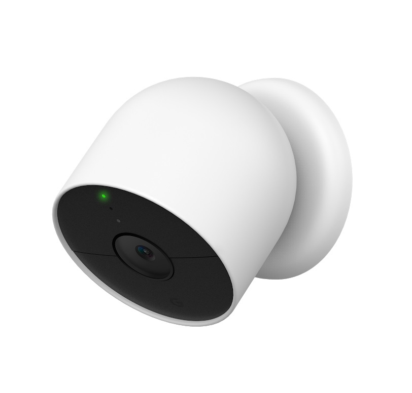 Google Nest Cam - Telecamera di sicurezza IP per interni ed esterni, 1920 x 1080 Pixel, Lampadina, Montaggio a Parete, Colore Bianco