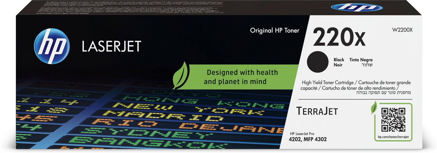 HP Cartuccia Toner Originale Nero LaserJet 220X W2200X - Fino a 7500 Pagine