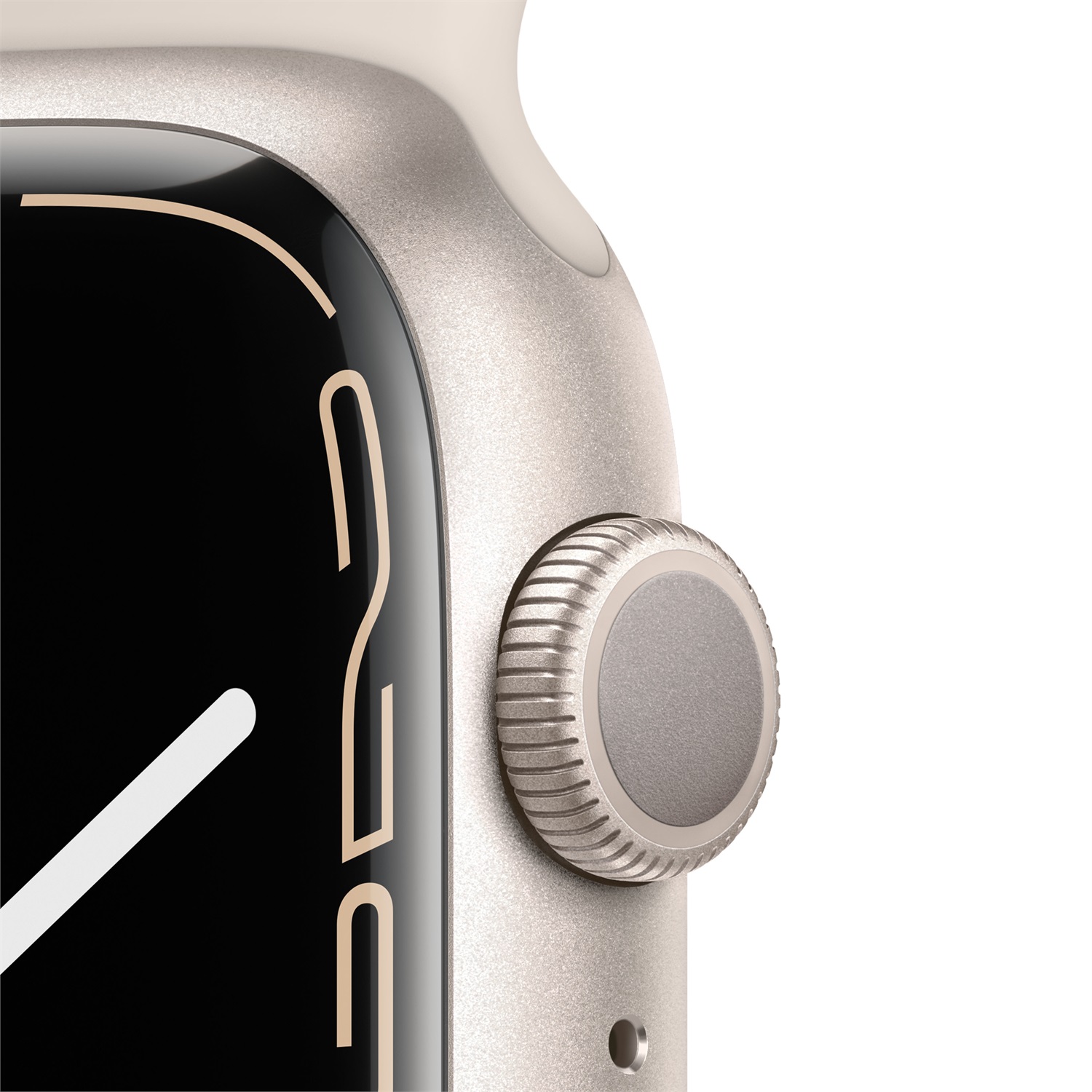 Apple Watch Series 7 OLED 45 mm Digitale Touch screen Beige Wi-Fi GPS (satellitare)