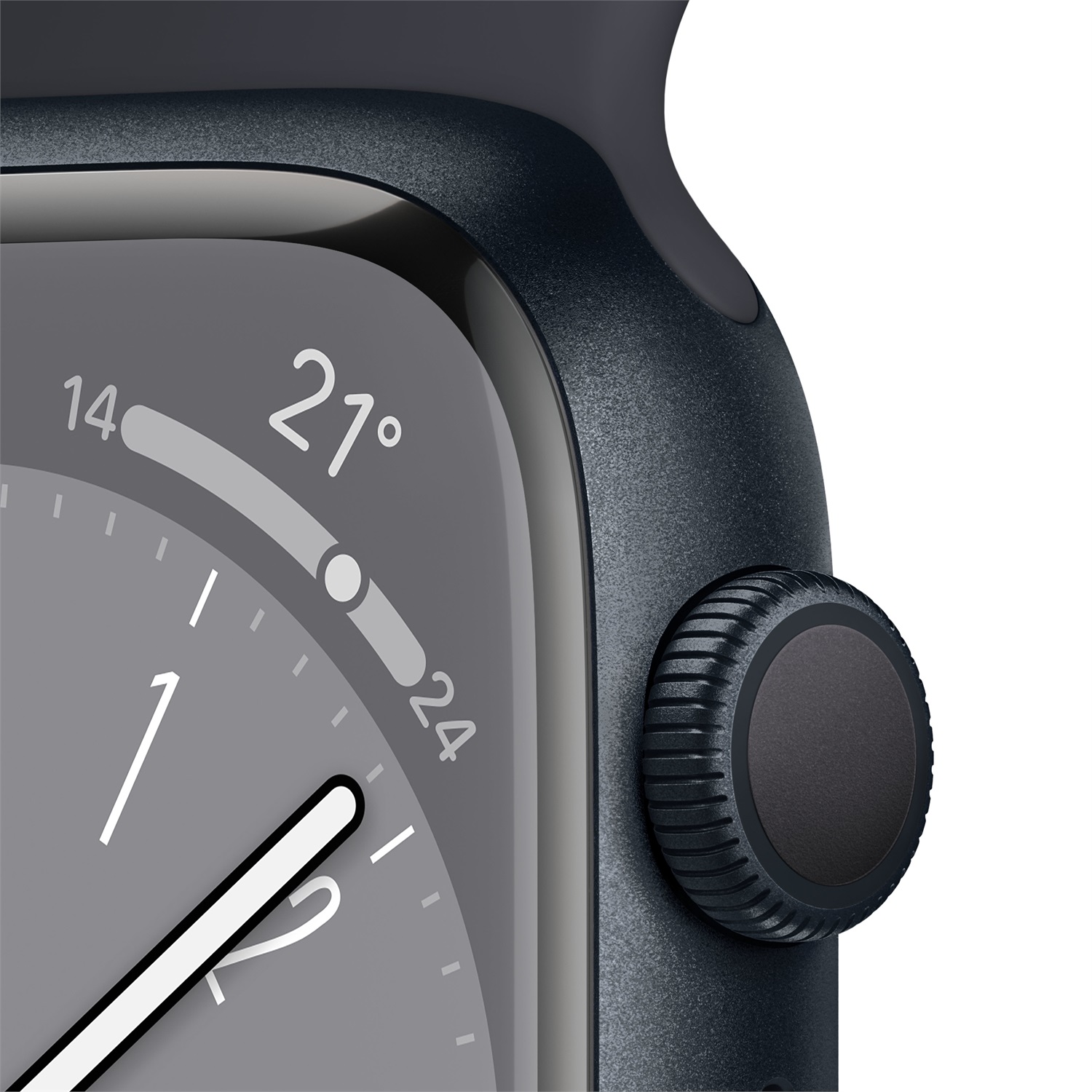 Apple Watch Series 8 GPS 41mm - Cassa in Alluminio Mezzanotte con Cinturino Sport Band Mezzanotte - Display OLED, 32 GB, Resistente all'Acqua