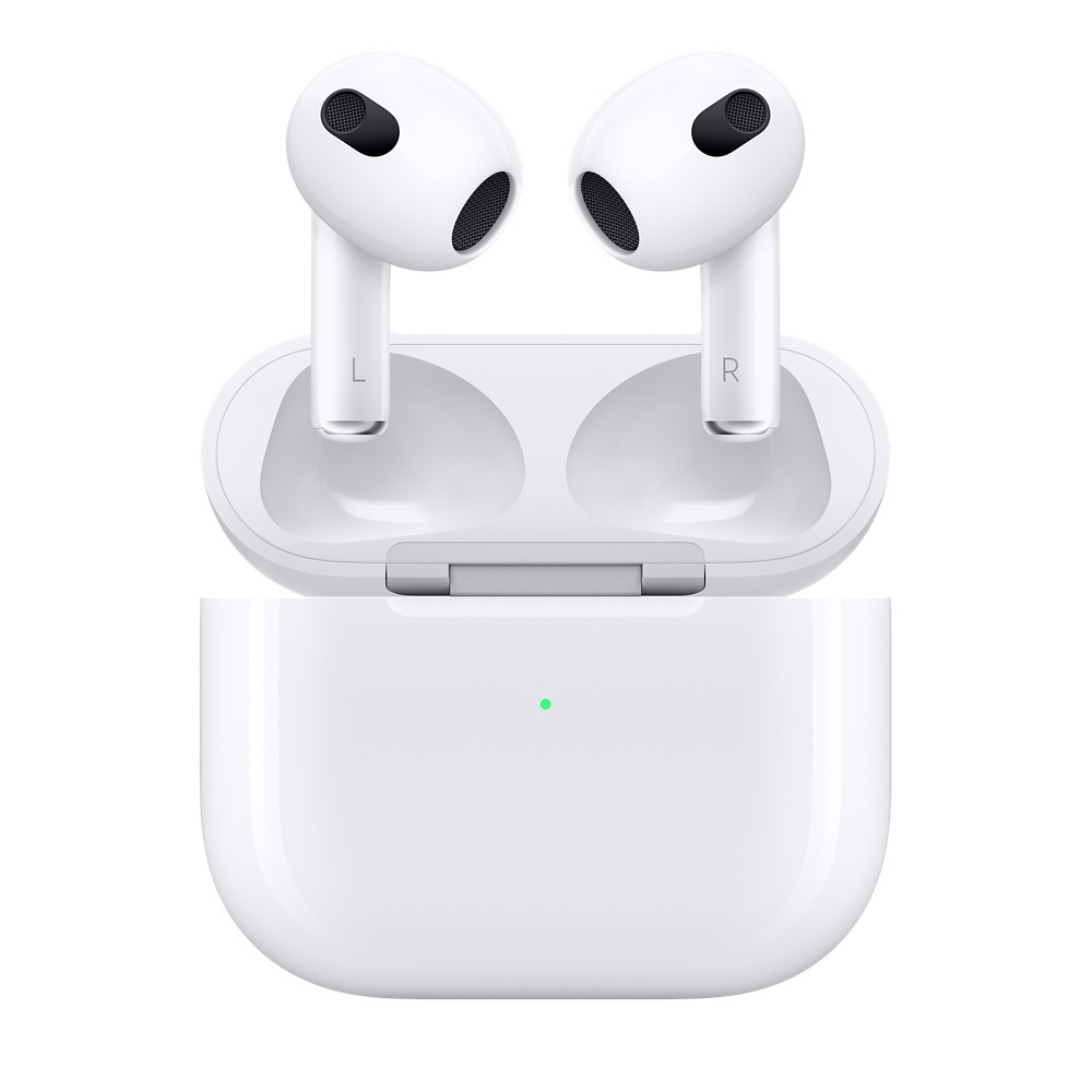 Apple AirPods (terza generazione) - Auricolari True Wireless con Custodia di Ricarica Lightning, Audio Spaziale, Bianco