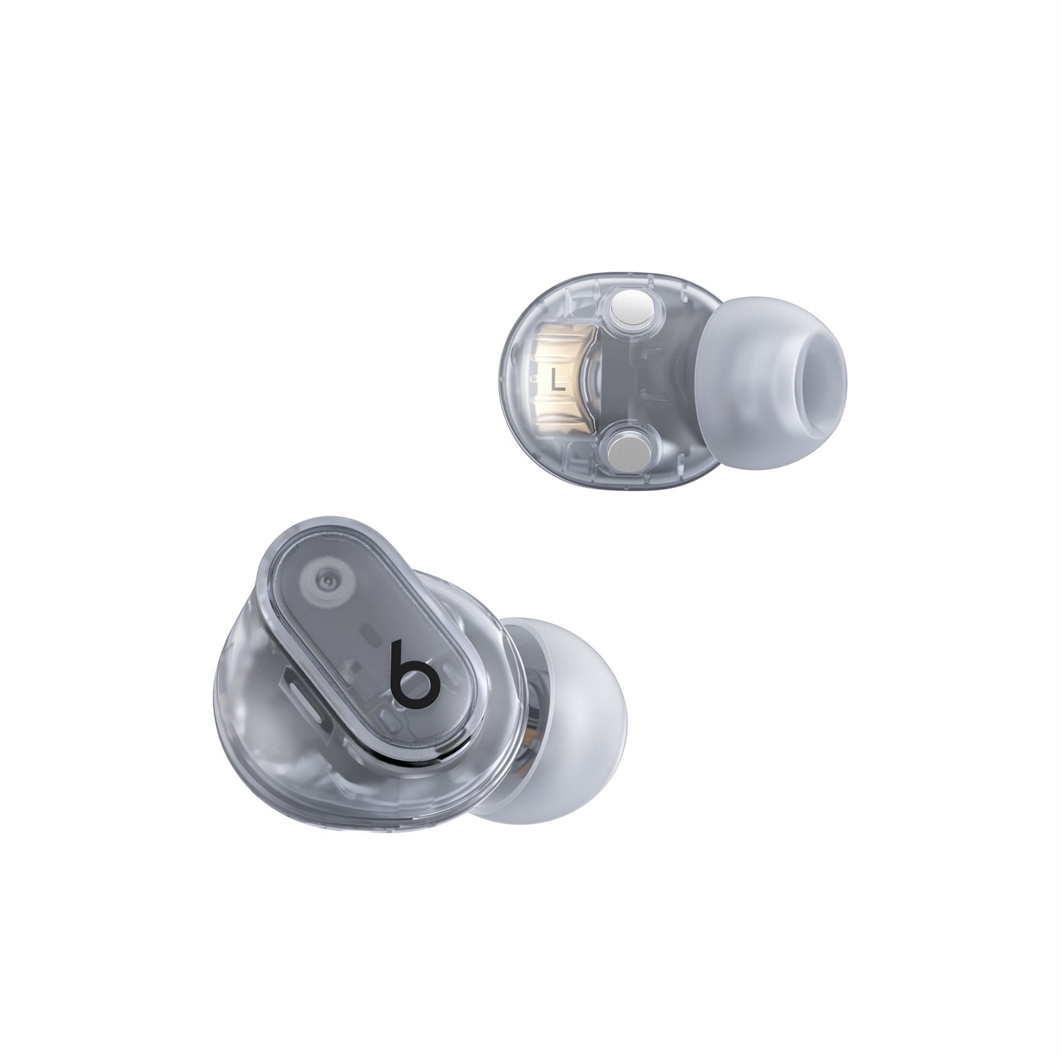 Beats by Dr. Dre Beats Studio Buds | Auricolari True Wireless con Cancellazione del Rumore, Compatibilità Apple e Android, Microfono Incorporato, Resistenti al Sudore - Trasparente