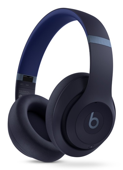 Apple Beats Studio Pro Cuffie Bluetooth Wireless Over-Ear con Cancellazione del Rumore, Audio Spaziale Personalizzato, USB-C, Blu Marino