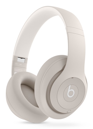 Apple Beats Studio Pro - Cuffie Wireless Over-Ear con Cancellazione del Rumore, Audio Spaziale Personalizzato, Audio Lossless USB-C, per Musica e Chiamate - Colore Sabbia