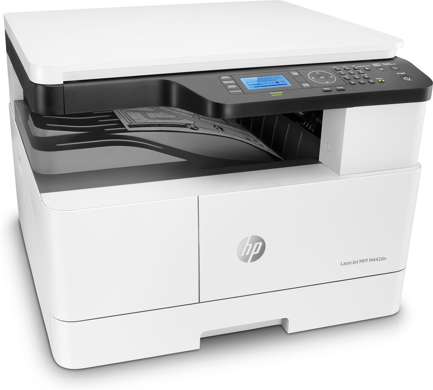 HP LaserJet MFP M442dn Multifunzione Laser A3 1200 x 1200 DPI 24 ppm, Stampa, Copia, Scansione, Fronte/Retro Automatico, Rete Ethernet