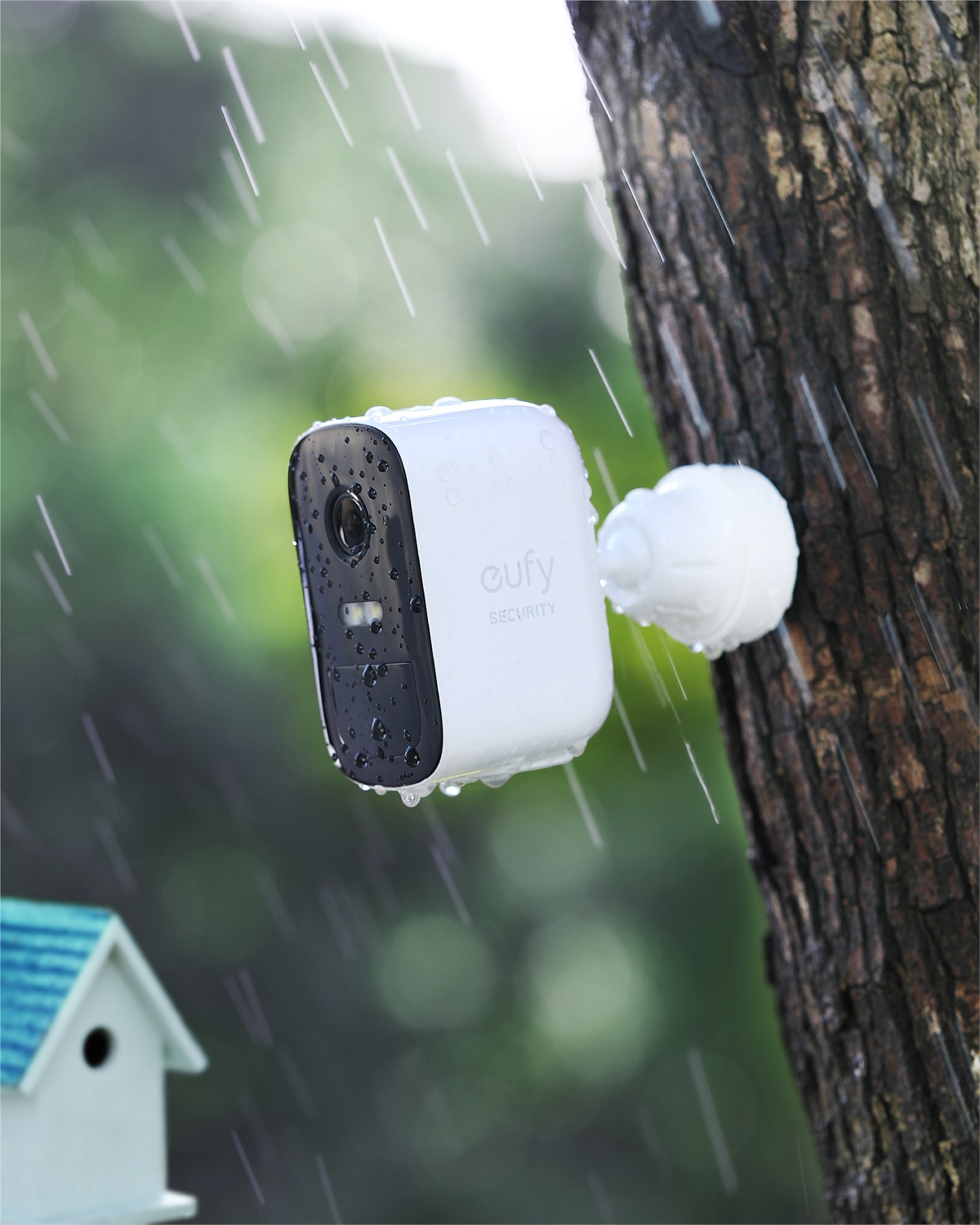 Eufy eufyCam 2C Telecamera di Sicurezza Wireless 1080p con HomeBase 2 per Interno ed Esterno - Montaggio a Parete, Colore Bianco