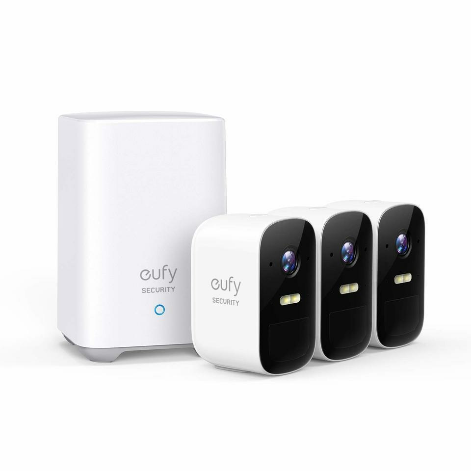 Anker Eufy Cam 2C Kit Telecamera di Sicurezza con 3 Telecamere per Sorveglianza Interna ed Esterna - Installazione a Parete