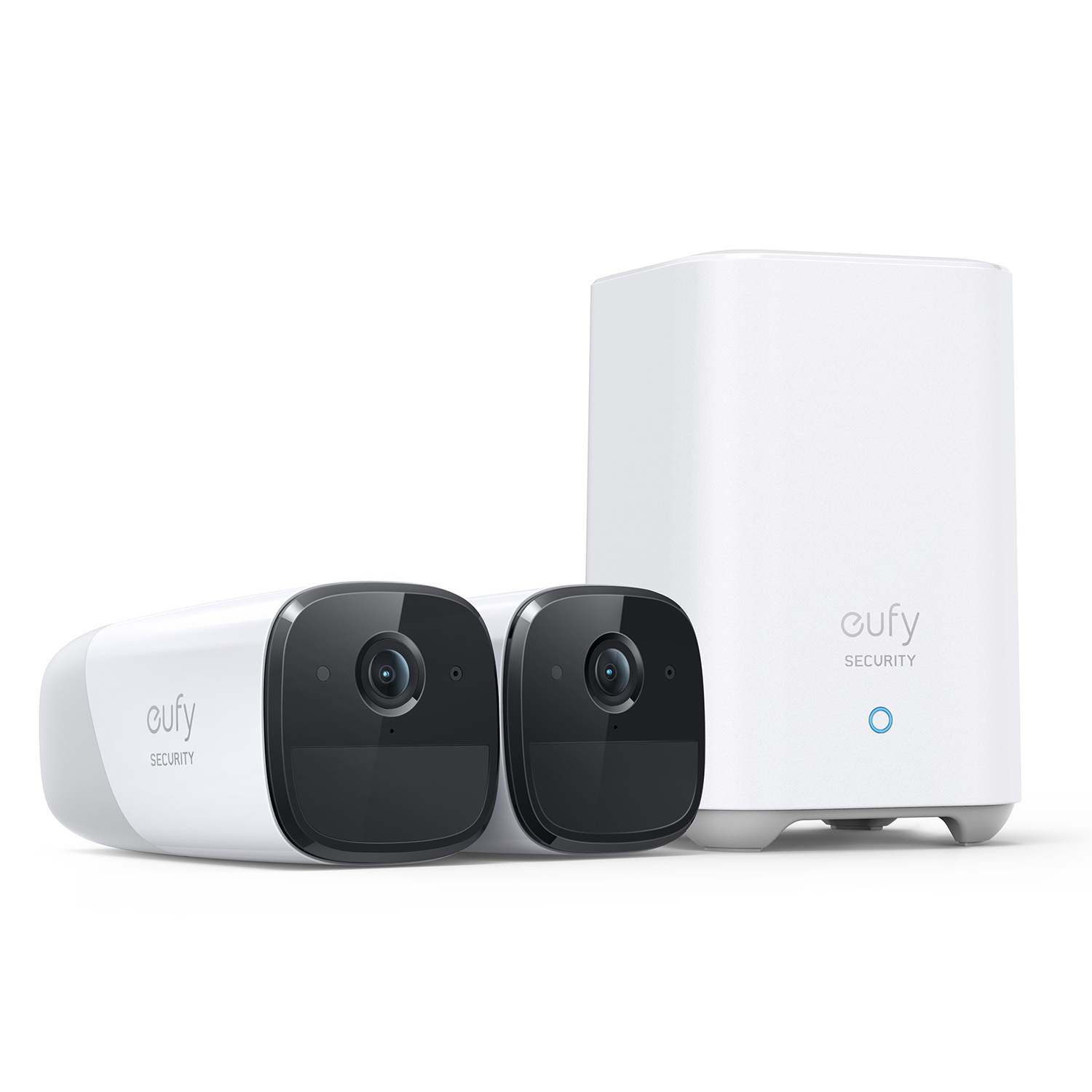 Eufy eufyCam 2 Pro Telecamera di Sicurezza IP Esterno e Interno 2K con Impermeabilità IP67, Visione Notturna e Compatibilità HomeKit - Kit 2 Telecamere