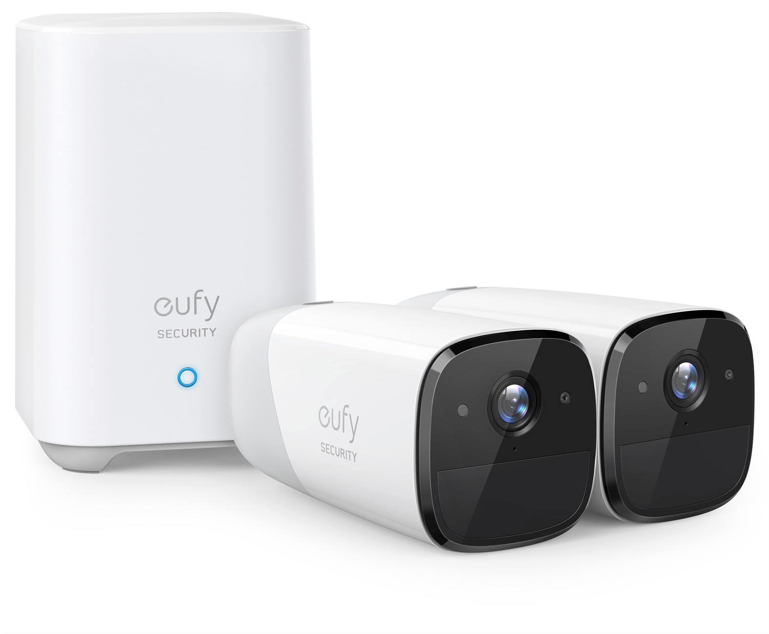 Eufy eufyCam 2 Pro Telecamera di Sicurezza IP Esterno e Interno 2K con Impermeabilità IP67, Visione Notturna e Compatibilità HomeKit - Kit 2 Telecamere